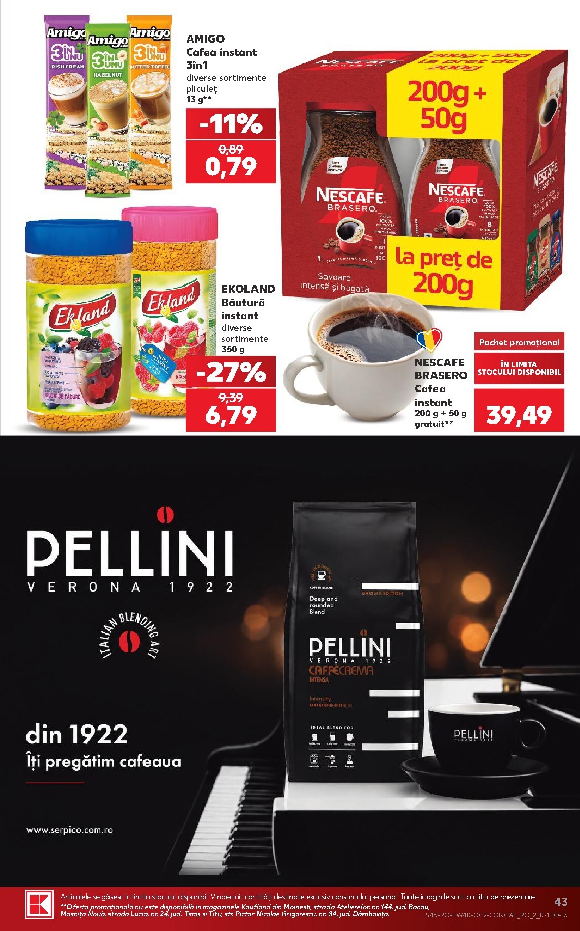 kaufland - Kaufland pliante pentru săptămâna viitoare de la miercuri 30.09.2026 până la marți 06.10.2026 - page: 43