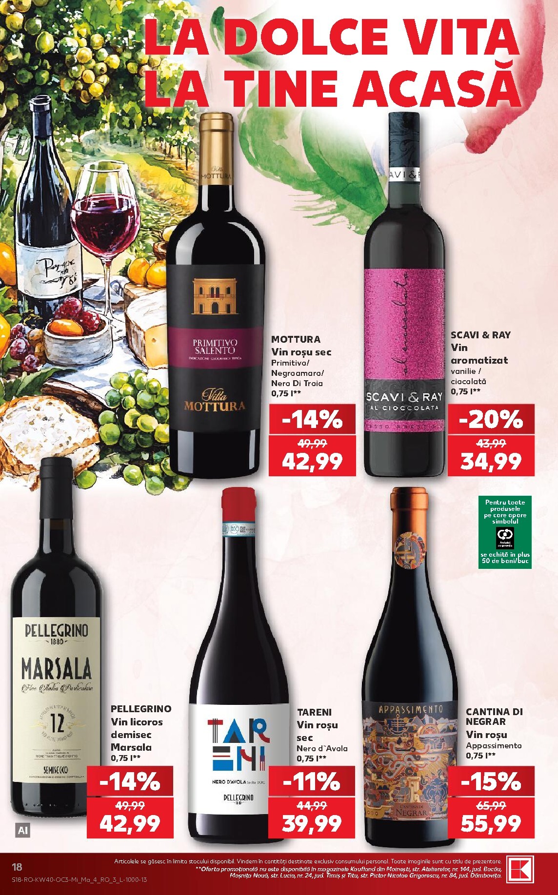 kaufland - Kaufland - Ciao Italia pliante pentru săptămâna viitoare de la miercuri 30.09.2026 până la marți 06.10.2026 - page: 18