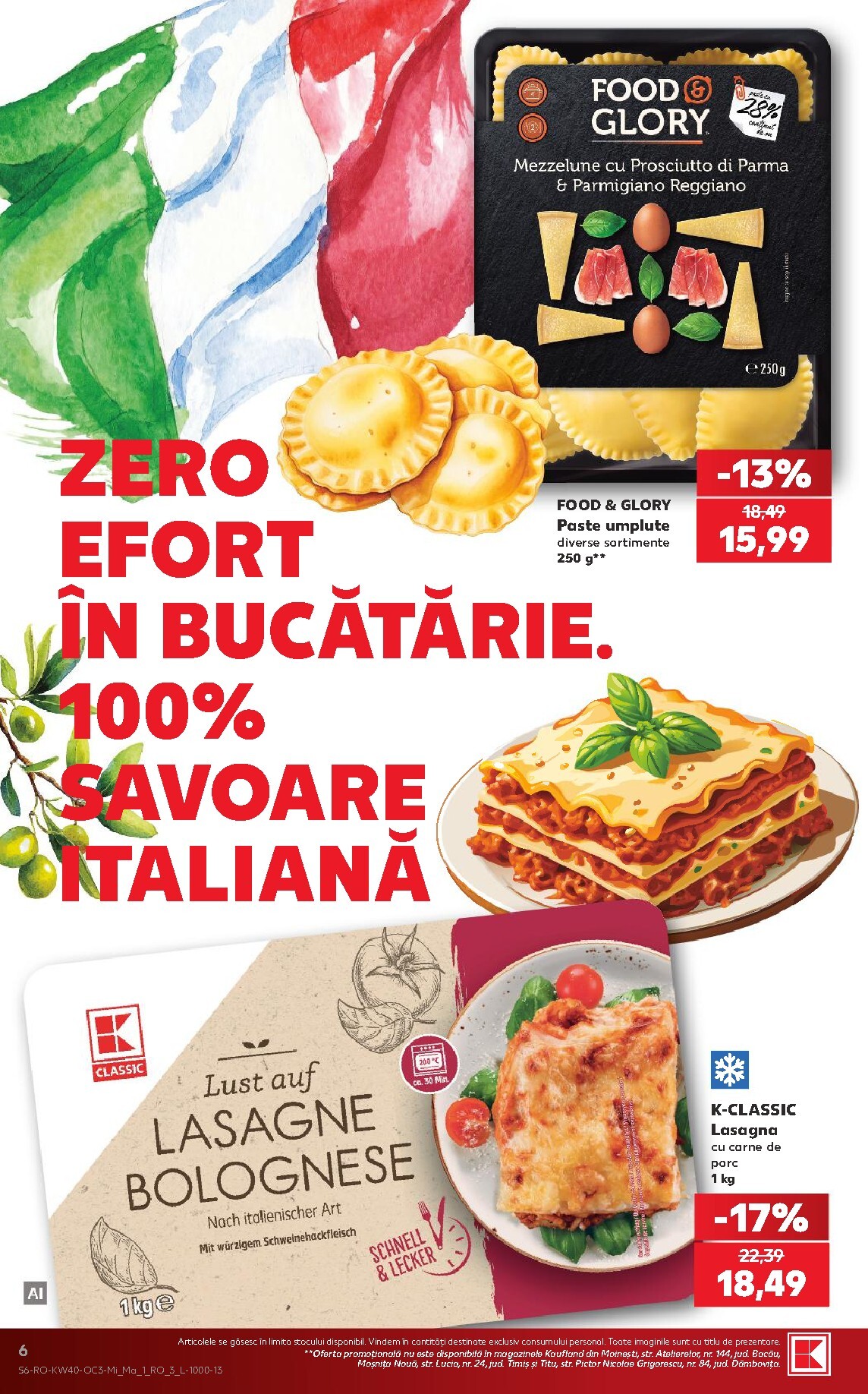 kaufland - Kaufland - Ciao Italia pliante pentru săptămâna viitoare de la miercuri 30.09.2026 până la marți 06.10.2026 - page: 6