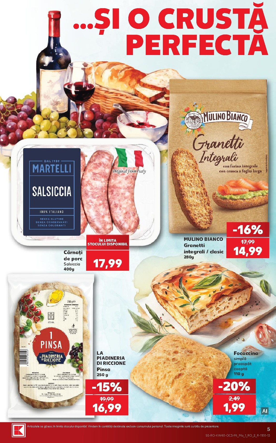 kaufland - Kaufland - Ciao Italia pliante pentru săptămâna viitoare de la miercuri 30.09.2026 până la marți 06.10.2026 - page: 5