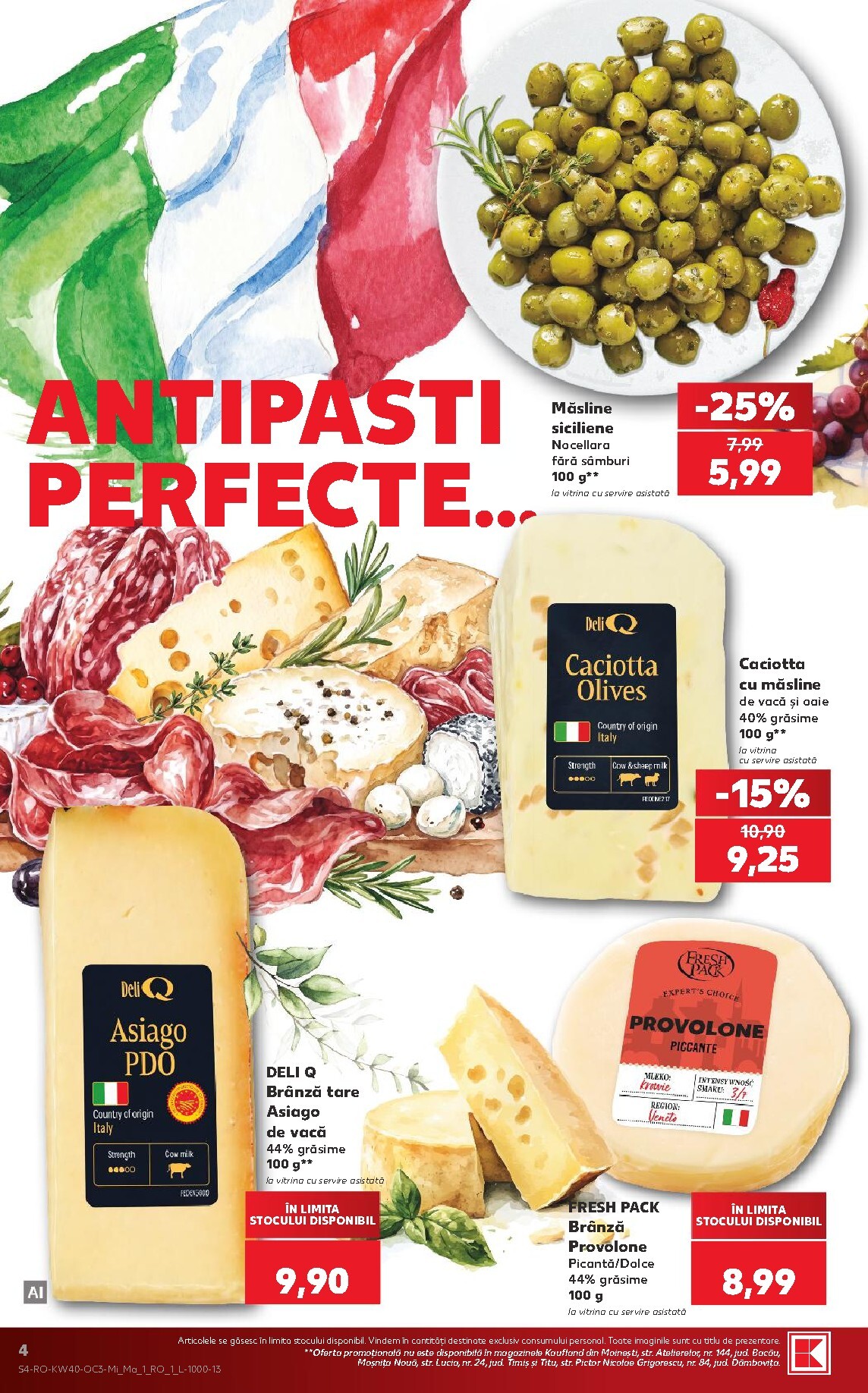 kaufland - Kaufland - Ciao Italia pliante pentru săptămâna viitoare de la miercuri 30.09.2026 până la marți 06.10.2026 - page: 4