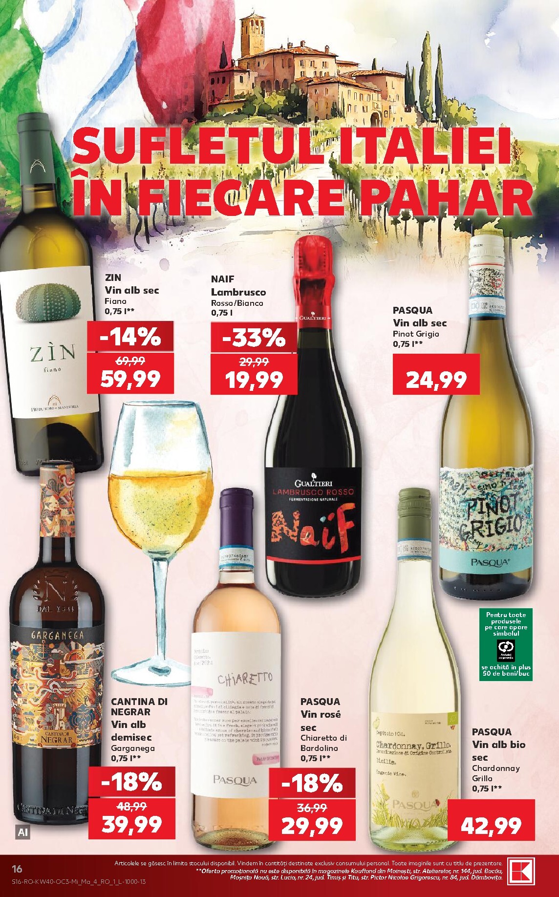 kaufland - Kaufland - Ciao Italia pliante pentru săptămâna viitoare de la miercuri 30.09.2026 până la marți 06.10.2026 - page: 16