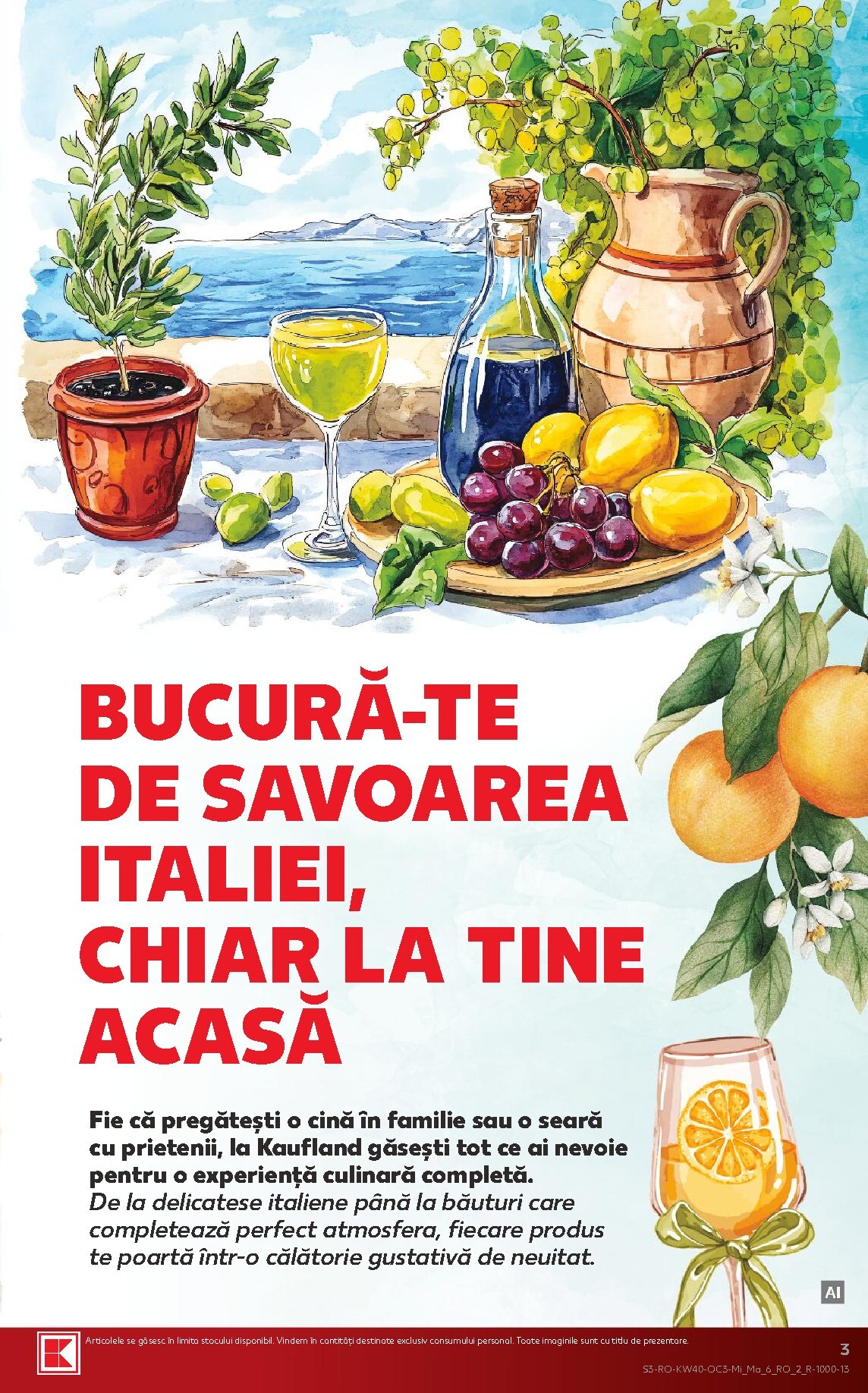 kaufland - Kaufland - Ciao Italia pliante pentru săptămâna viitoare de la miercuri 30.09.2026 până la marți 06.10.2026 - page: 3