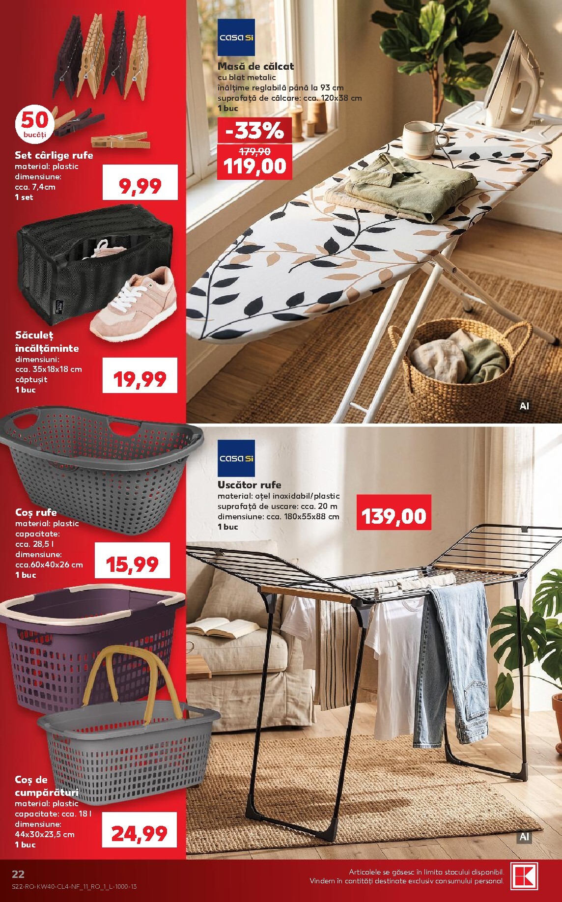 kaufland - Kaufland - Nonfood pliante pentru săptămâna viitoare de la miercuri 30.09.2026 până la marți 06.10.2026 - page: 22