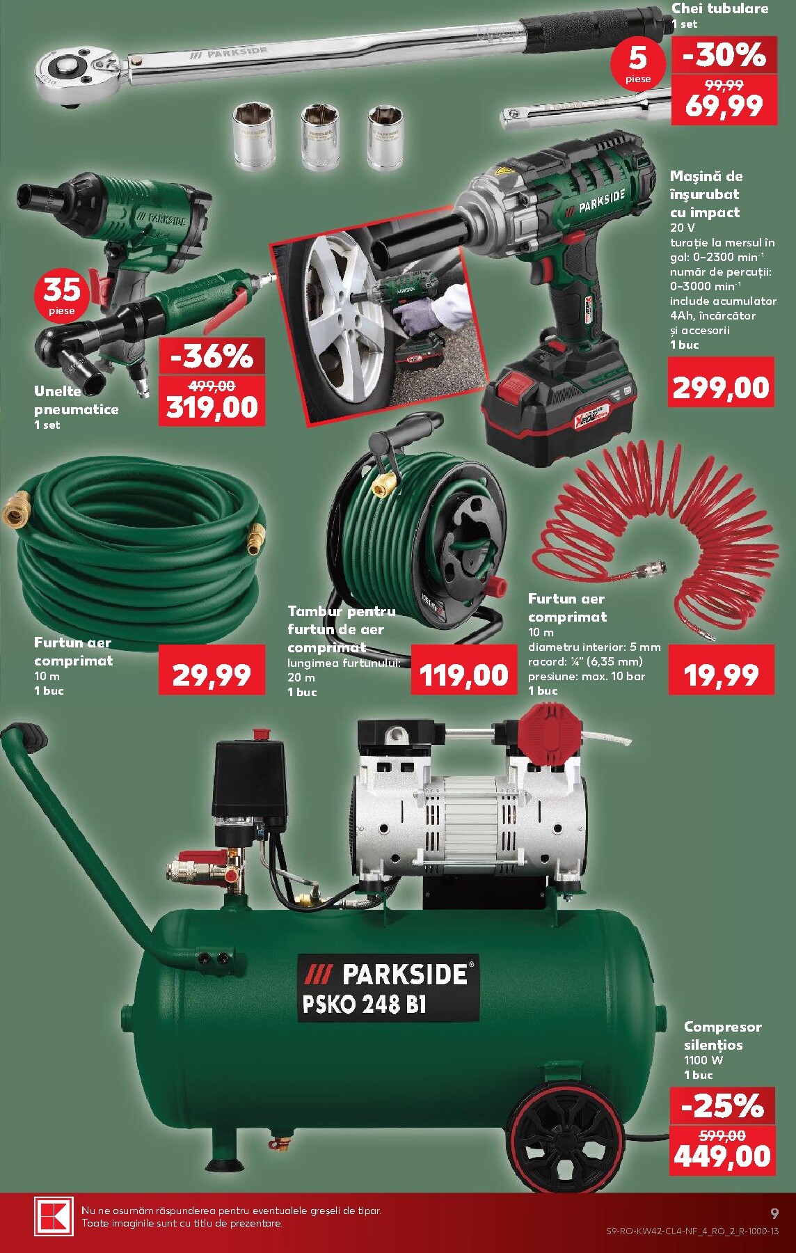 kaufland - Kaufland - Parkside pliante pentru săptămâna viitoare de la miercuri 14.10.2026 până la marți 20.10.2026 - page: 9