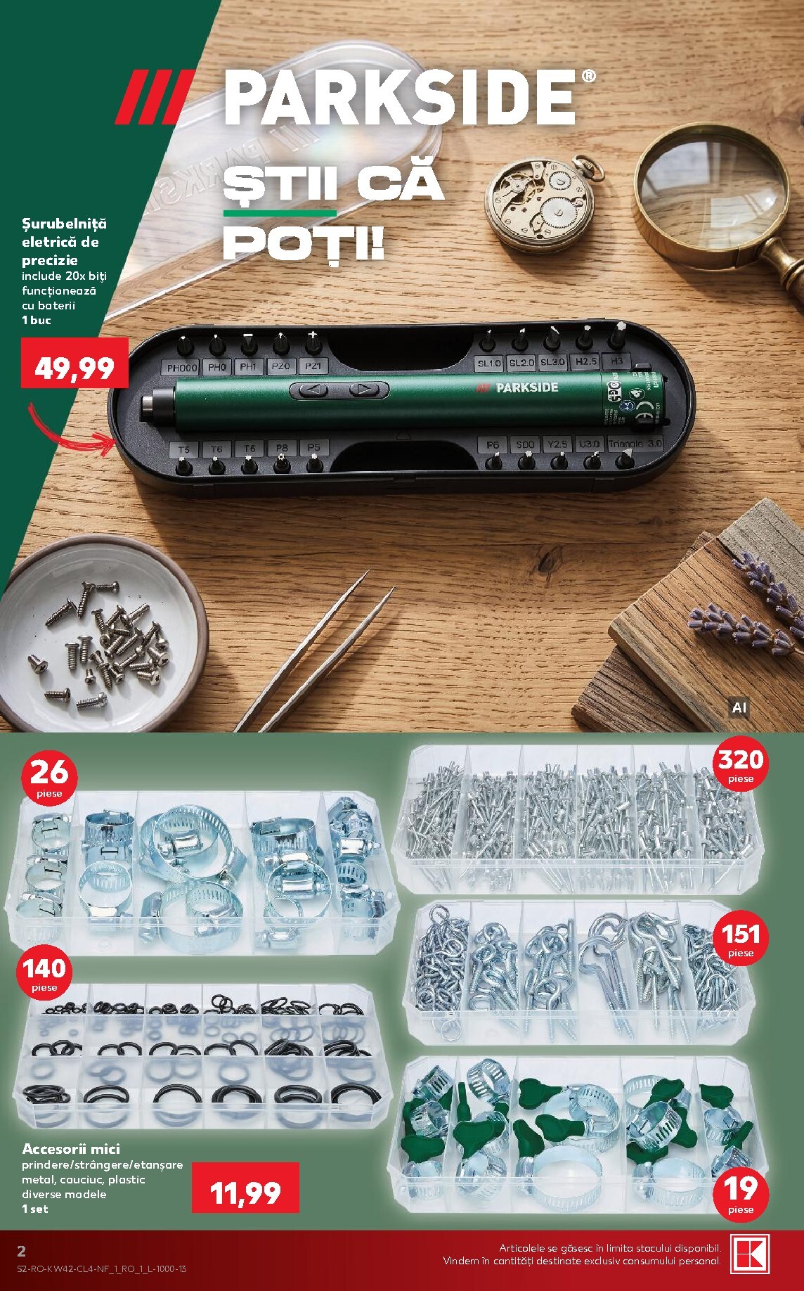 kaufland - Kaufland - Parkside pliante pentru săptămâna viitoare de la miercuri 14.10.2026 până la marți 20.10.2026 - page: 2