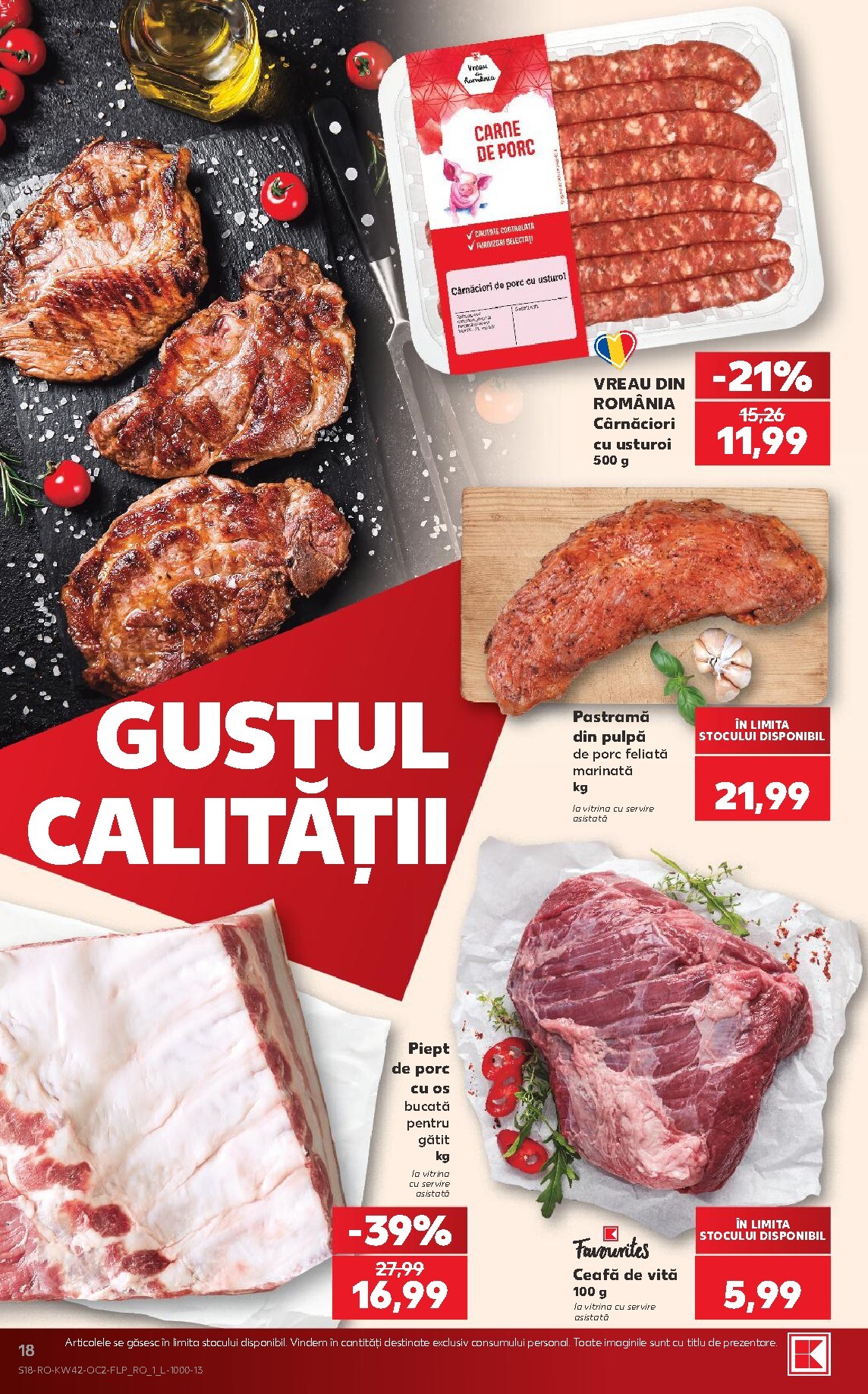 kaufland - Kaufland pliante pentru săptămâna viitoare de la miercuri 14.10.2026 până la marți 20.10.2026 - page: 18