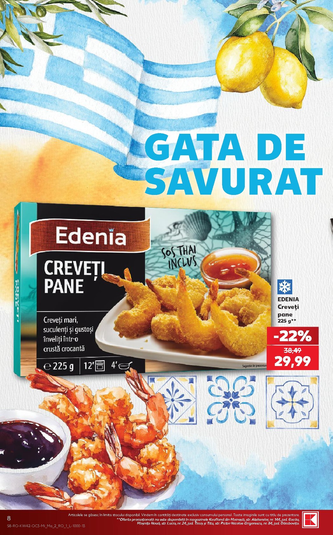 kaufland - Kaufland - Descoperă savoarea Greciei pliante pentru săptămâna viitoare de la miercuri 14.10.2026 până la marți 20.10.2026 - page: 8