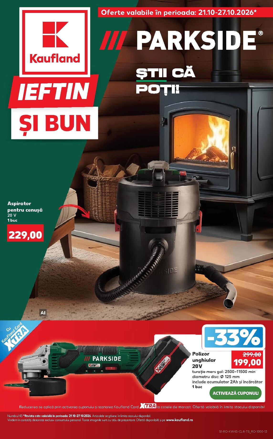 kaufland - Kaufland pliante pentru săptămâna viitoare de la miercuri 21.10.2026 până la marți 27.10.2026 - page: 1