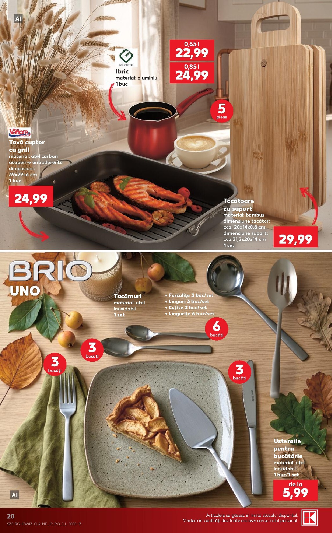 kaufland - Kaufland pliante pentru săptămâna viitoare de la miercuri 21.10.2026 până la marți 27.10.2026 - page: 20