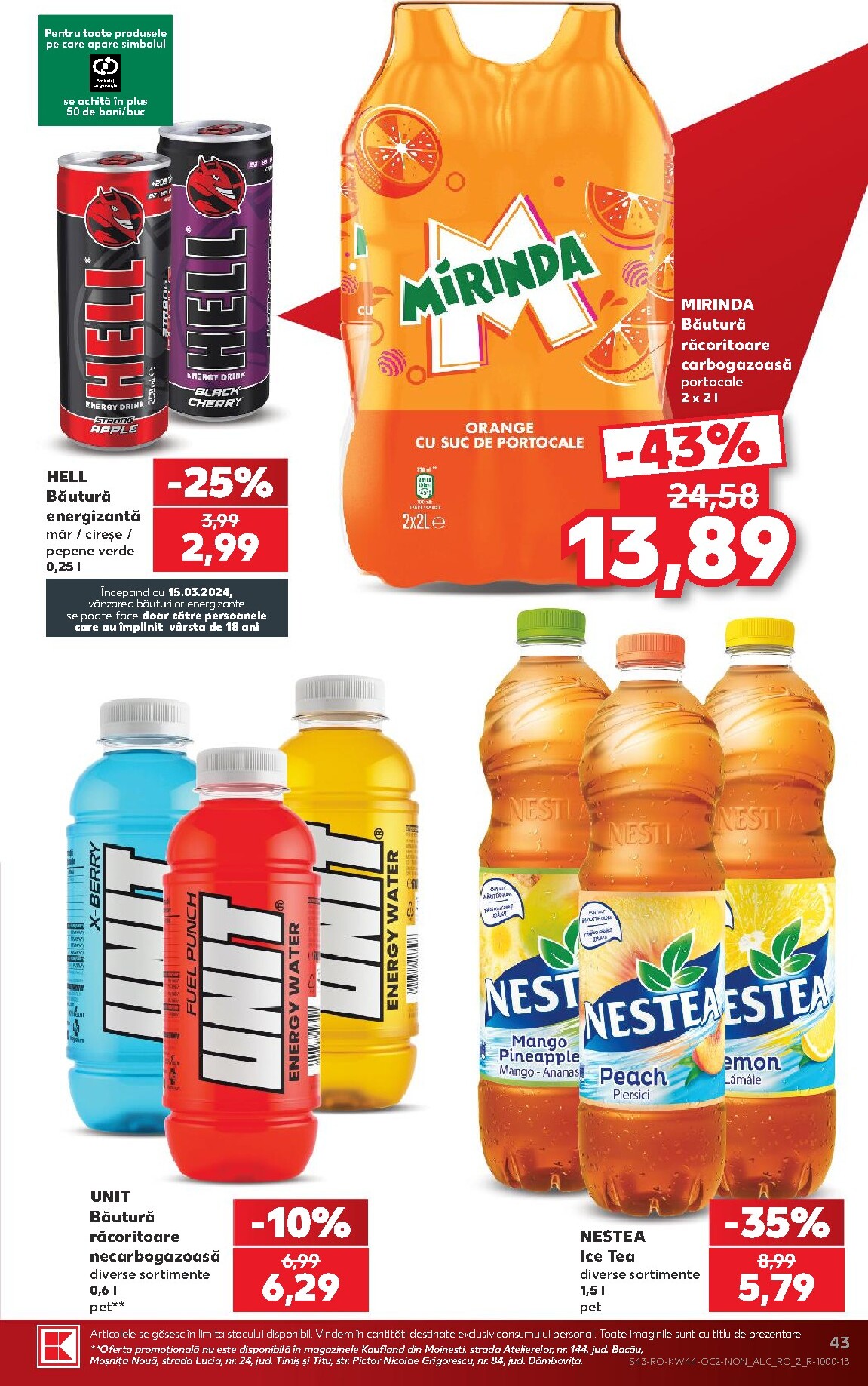 kaufland - Kaufland pliante pentru săptămâna viitoare de la miercuri 28.10.2026 până la marți 03.11.2026 - page: 43