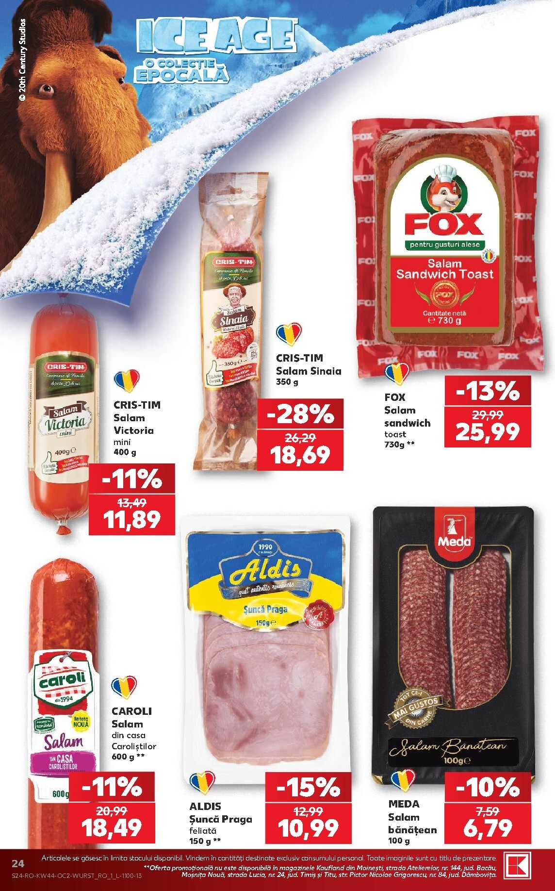 kaufland - Kaufland pliante pentru săptămâna viitoare de la miercuri 28.10.2026 până la marți 03.11.2026 - page: 24