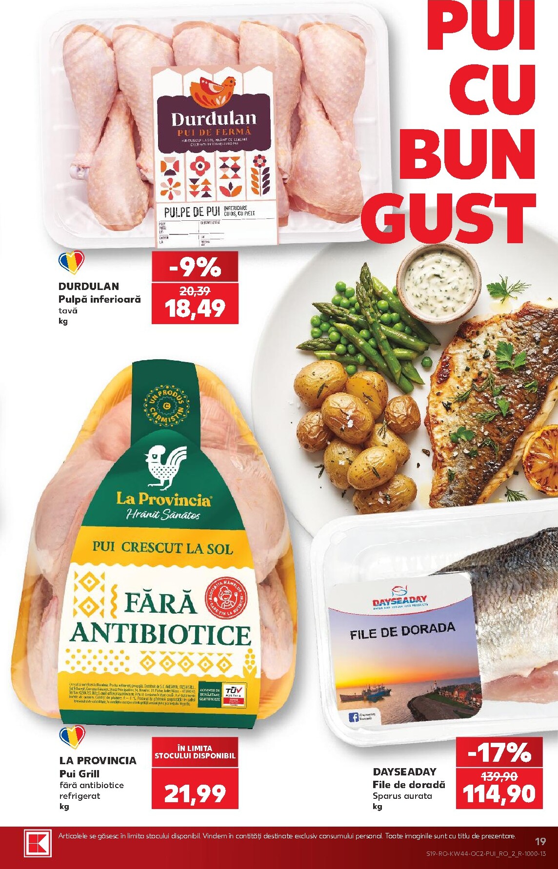 kaufland - Kaufland pliante pentru săptămâna viitoare de la miercuri 28.10.2026 până la marți 03.11.2026 - page: 19