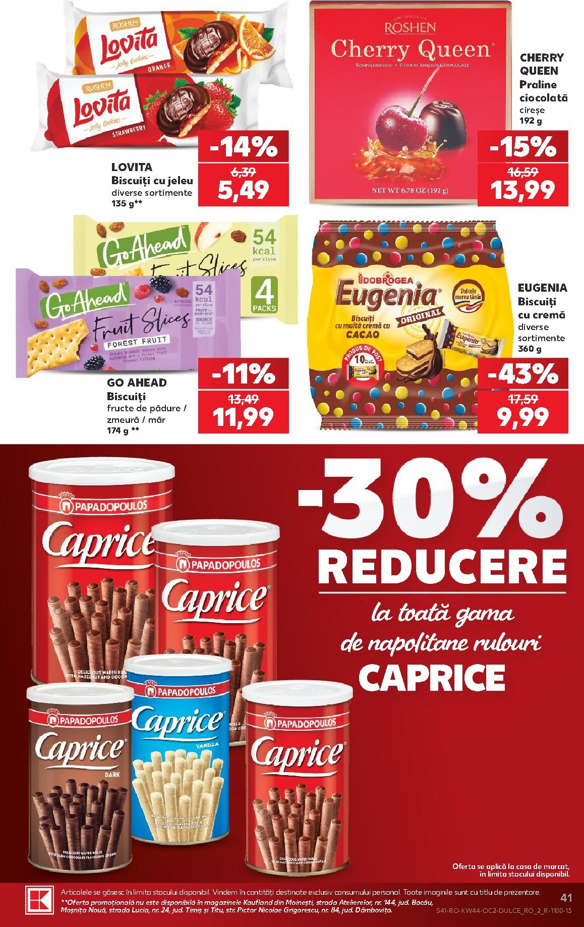 kaufland - Kaufland pliante pentru săptămâna viitoare de la miercuri 28.10.2026 până la marți 03.11.2026 - page: 41