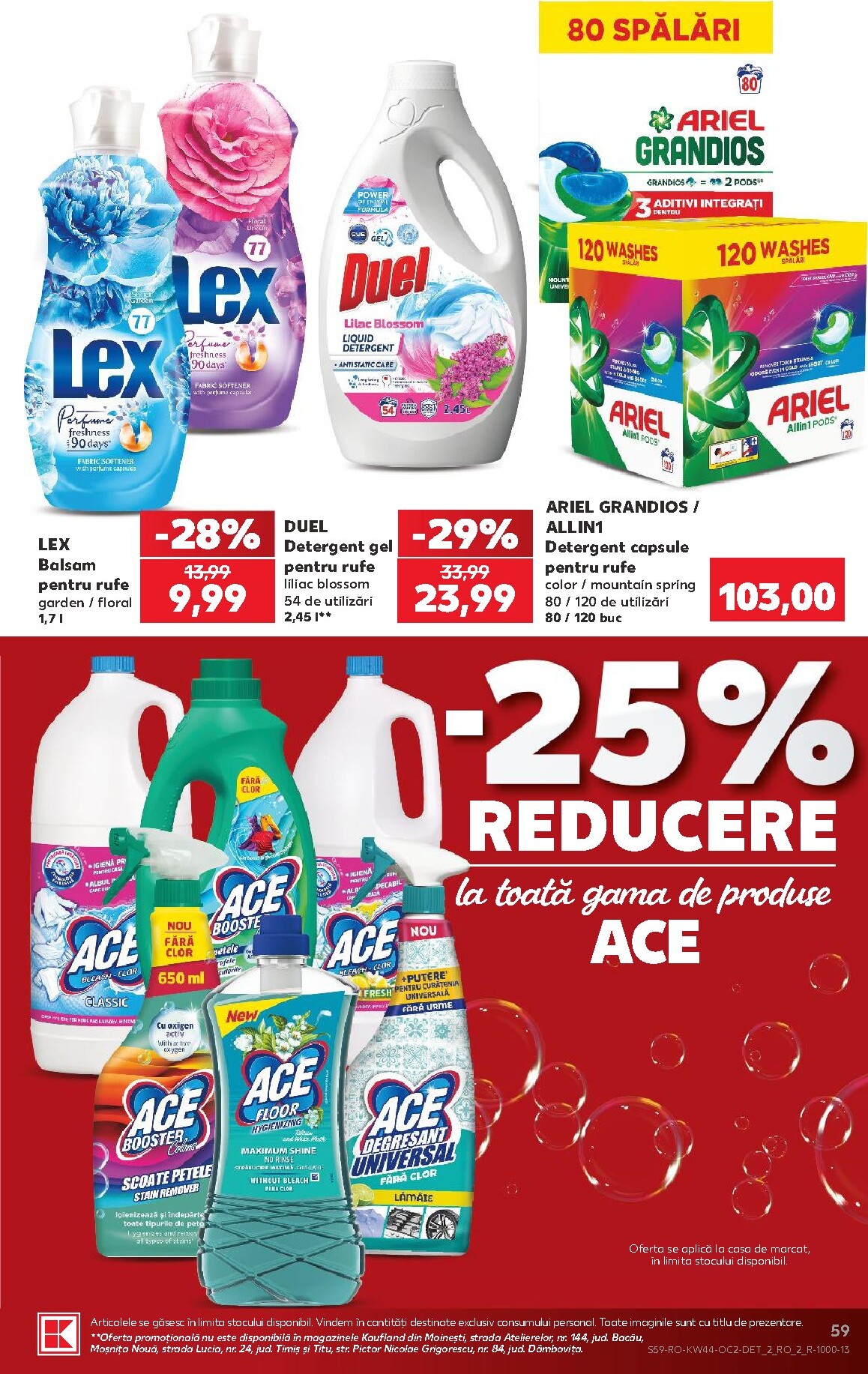 kaufland - Kaufland pliante pentru săptămâna viitoare de la miercuri 28.10.2026 până la marți 03.11.2026 - page: 59
