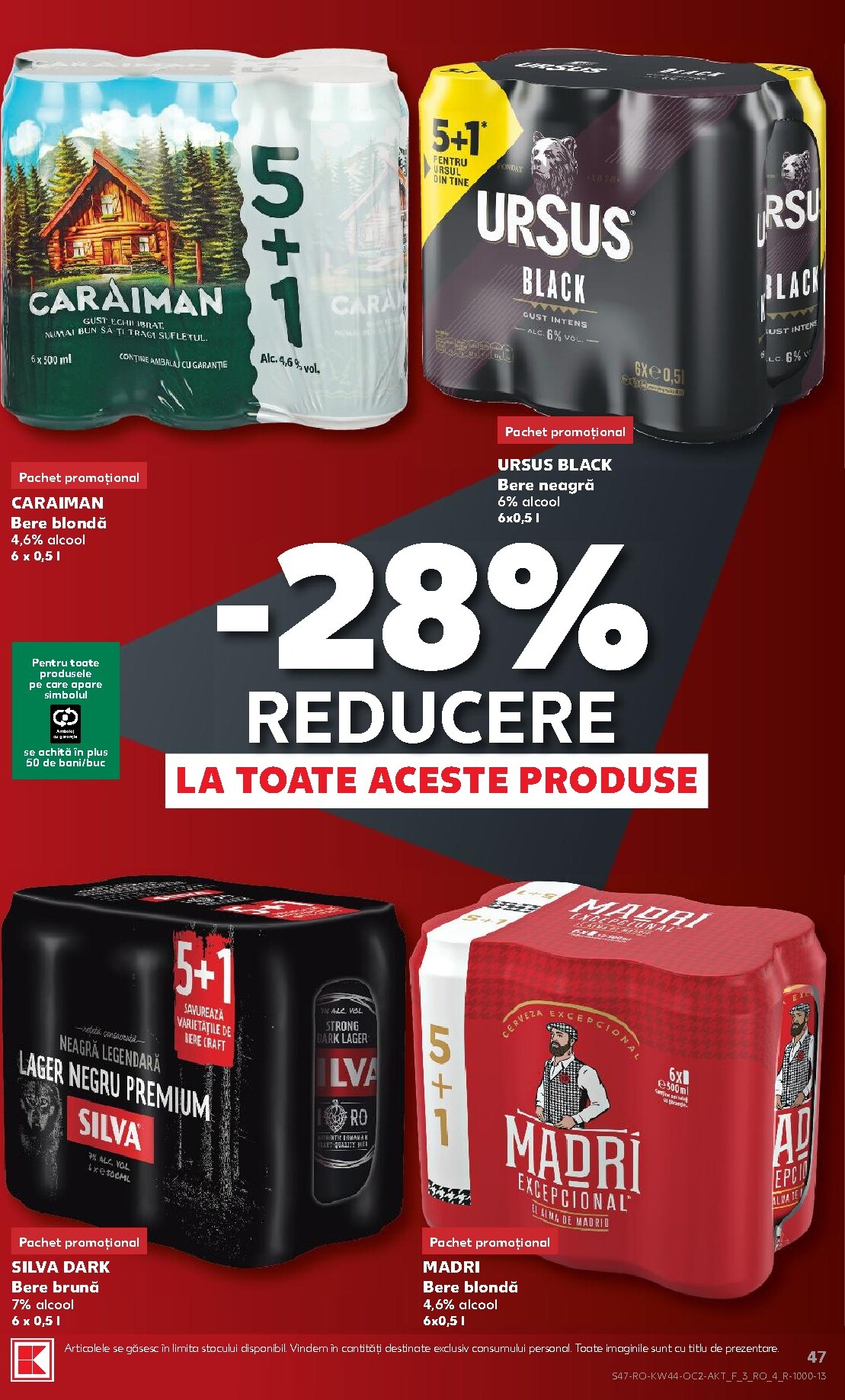 kaufland - Kaufland pliante pentru săptămâna viitoare de la miercuri 28.10.2026 până la marți 03.11.2026 - page: 47