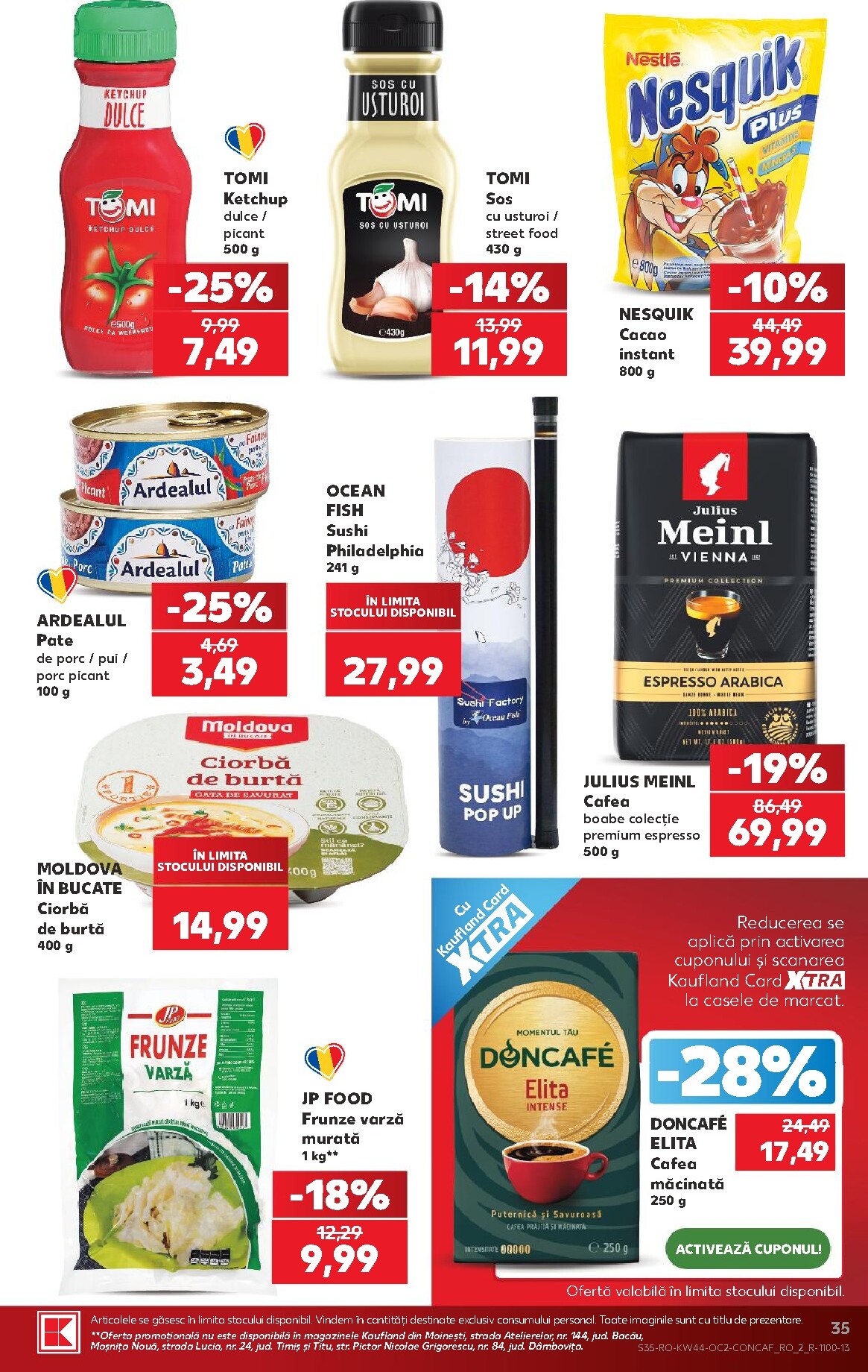kaufland - Kaufland pliante pentru săptămâna viitoare de la miercuri 28.10.2026 până la marți 03.11.2026 - page: 35