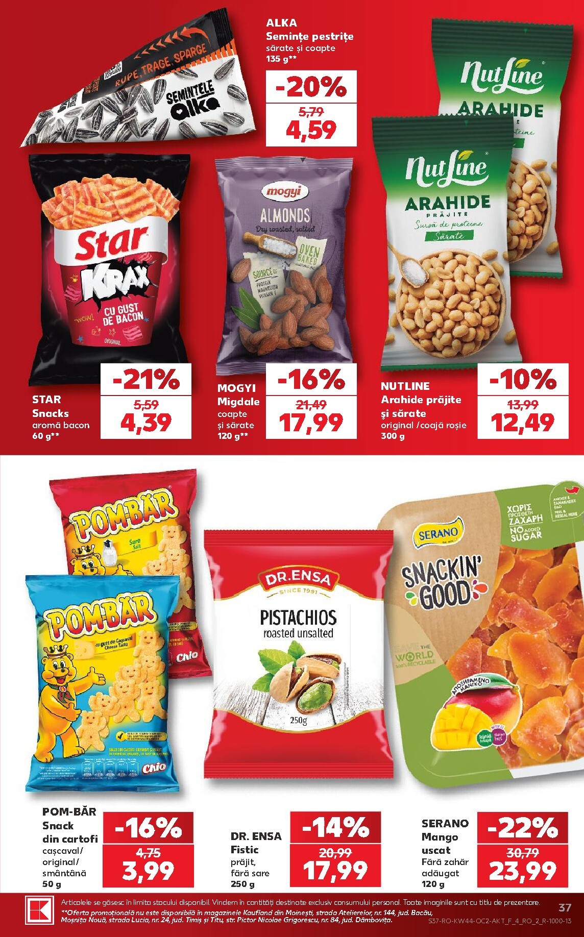 kaufland - Kaufland pliante pentru săptămâna viitoare de la miercuri 28.10.2026 până la marți 03.11.2026 - page: 37