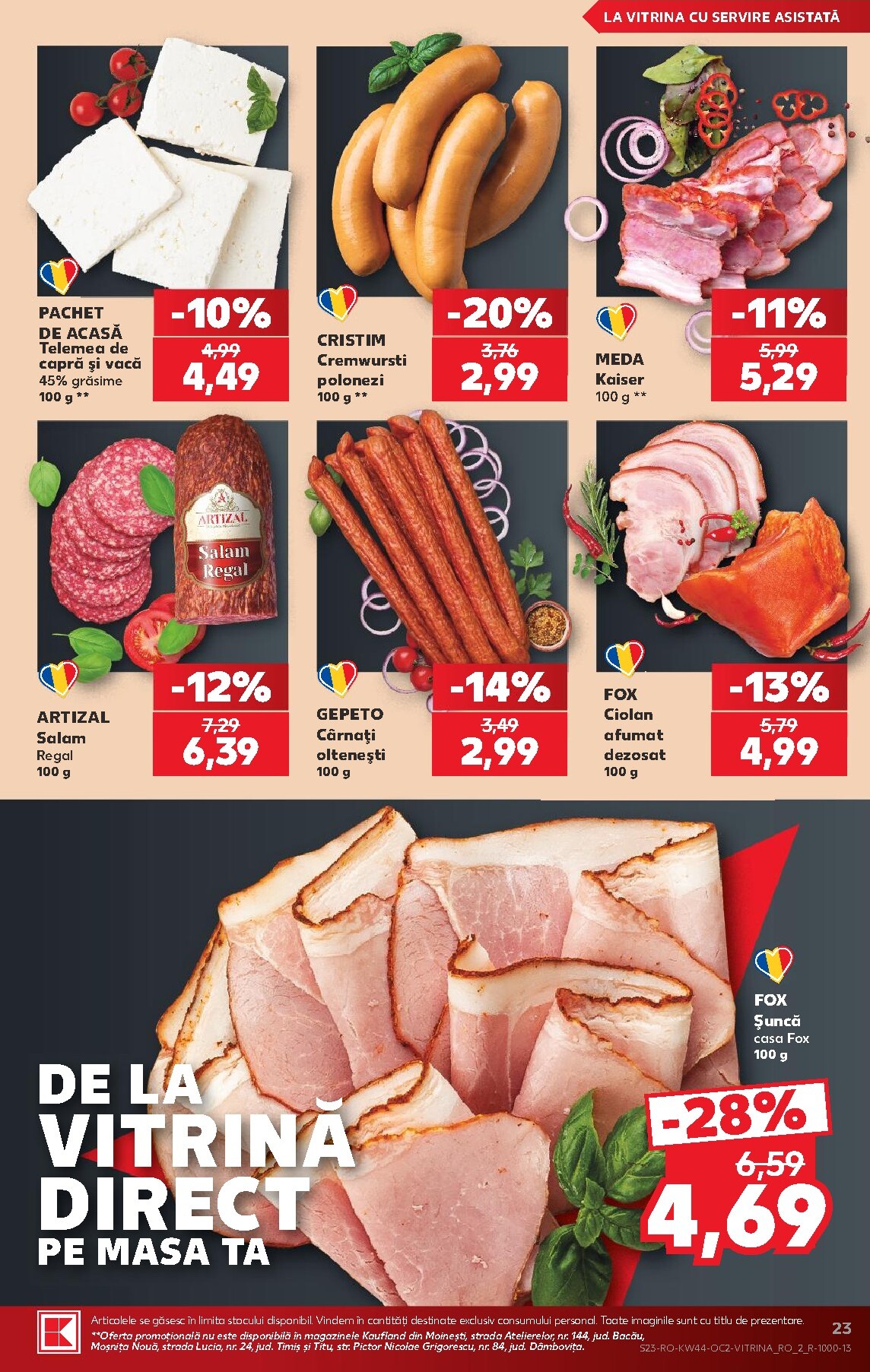 kaufland - Kaufland pliante pentru săptămâna viitoare de la miercuri 28.10.2026 până la marți 03.11.2026 - page: 23