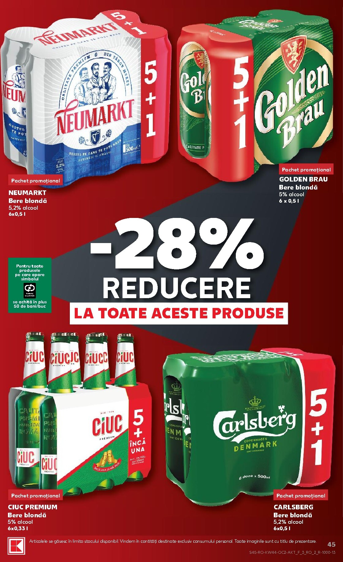 kaufland - Kaufland pliante pentru săptămâna viitoare de la miercuri 28.10.2026 până la marți 03.11.2026 - page: 45