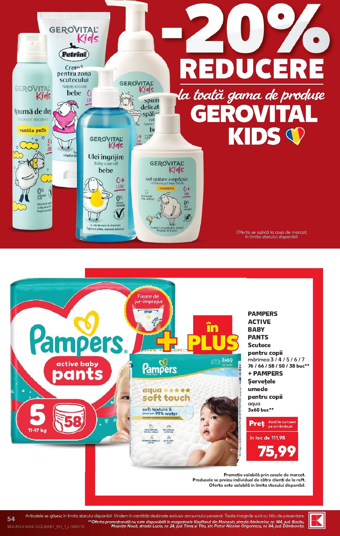 kaufland - Kaufland pliante pentru săptămâna viitoare de la miercuri 28.10.2026 până la marți 03.11.2026 - page: 54