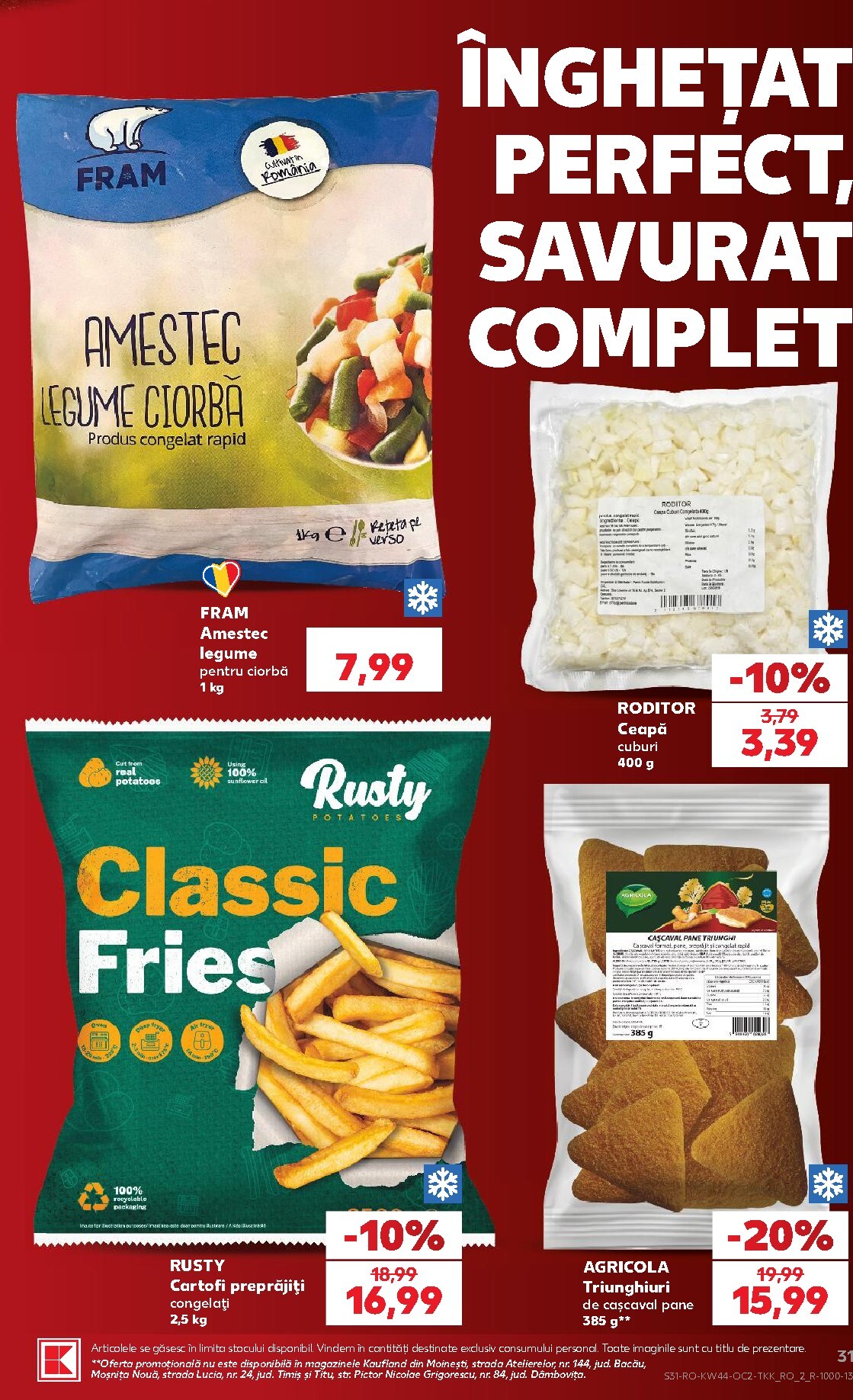 kaufland - Kaufland pliante pentru săptămâna viitoare de la miercuri 28.10.2026 până la marți 03.11.2026 - page: 31