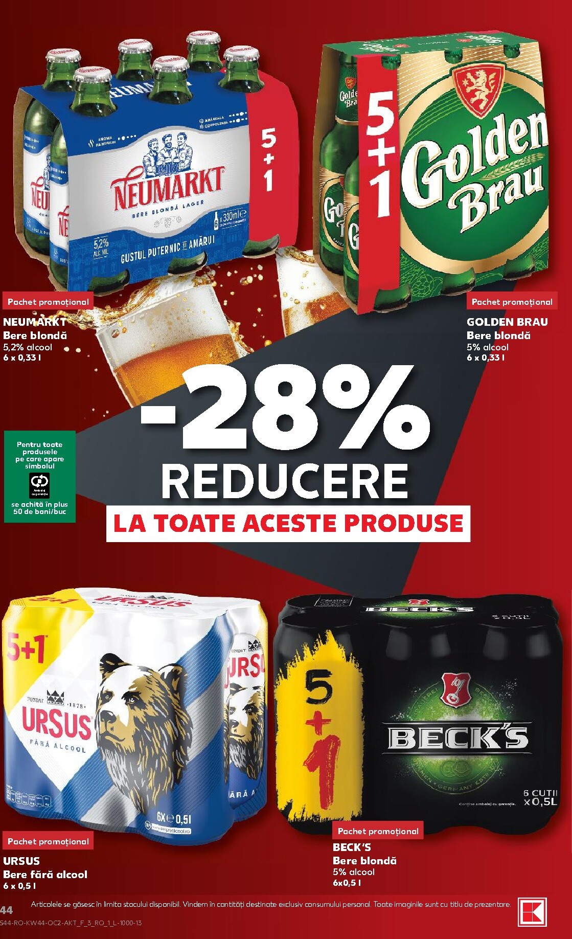 kaufland - Kaufland pliante pentru săptămâna viitoare de la miercuri 28.10.2026 până la marți 03.11.2026 - page: 44