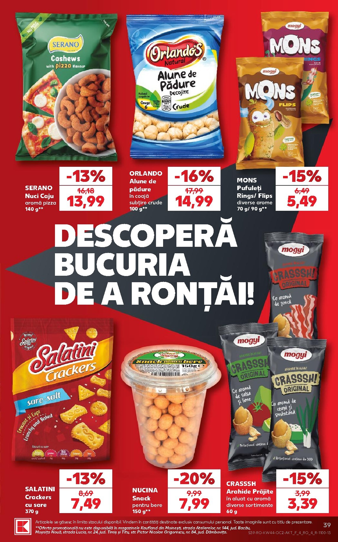 kaufland - Kaufland pliante pentru săptămâna viitoare de la miercuri 28.10.2026 până la marți 03.11.2026 - page: 39