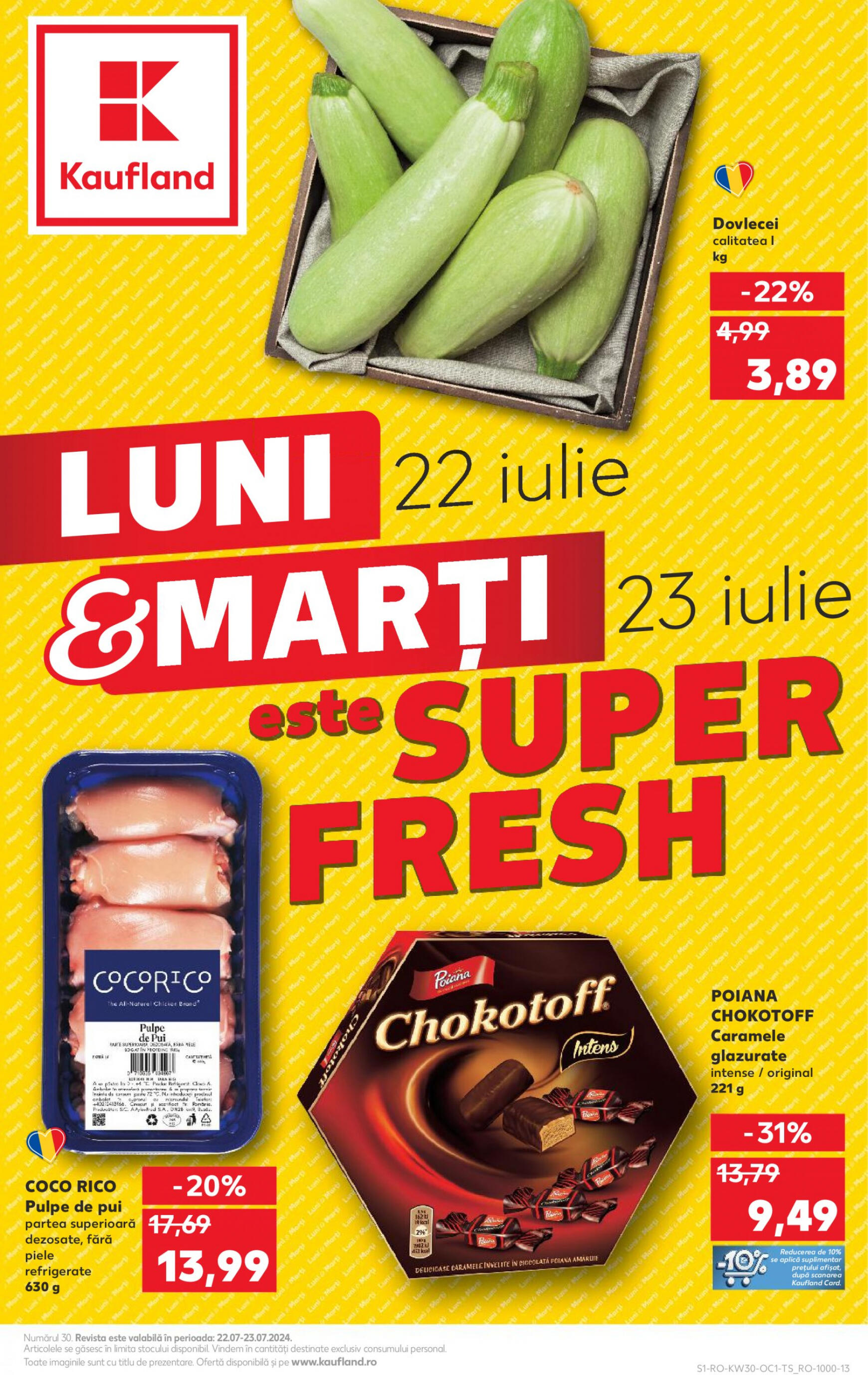 kaufland - Catalog nou Kaufland 22.07. - 23.07. - page: 1