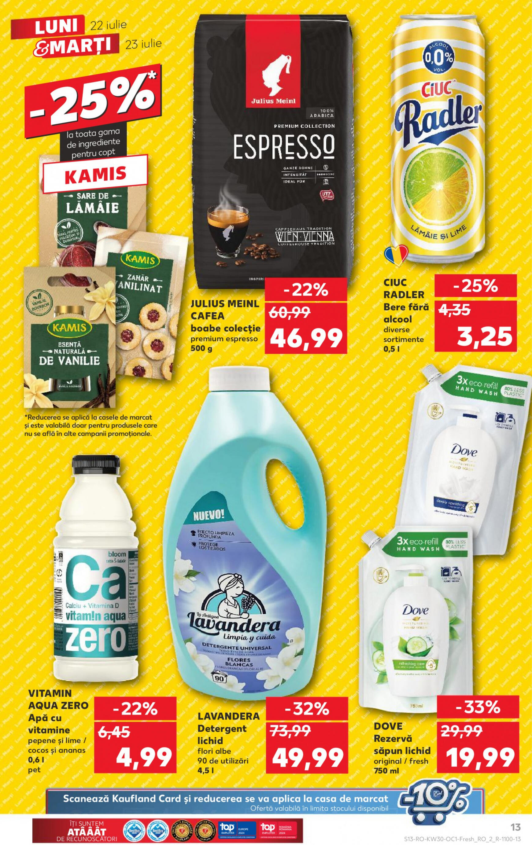 kaufland - Catalog nou Kaufland 22.07. - 23.07. - page: 13