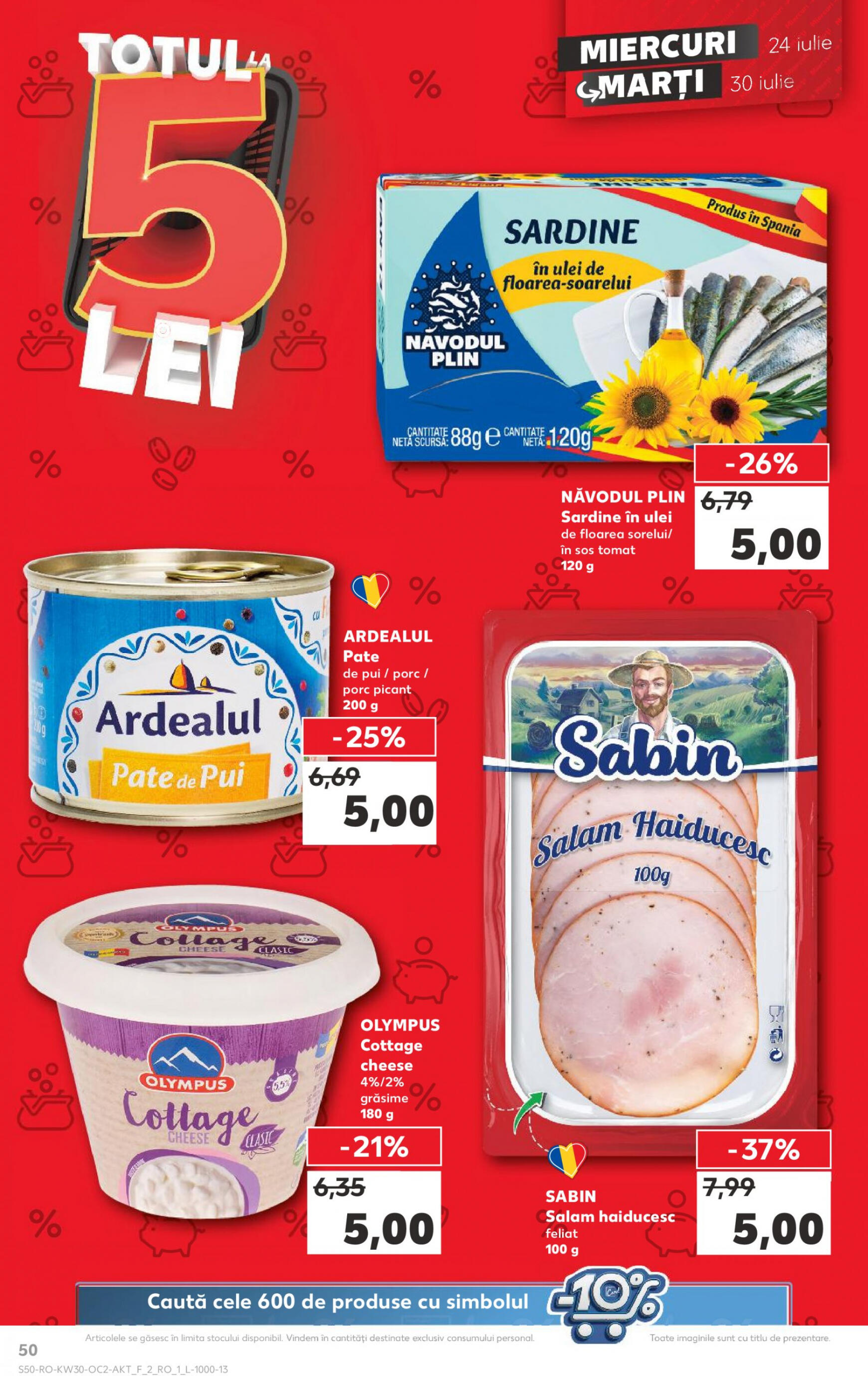 kaufland - Catalog nou Kaufland 24.07. - 30.07. - page: 50