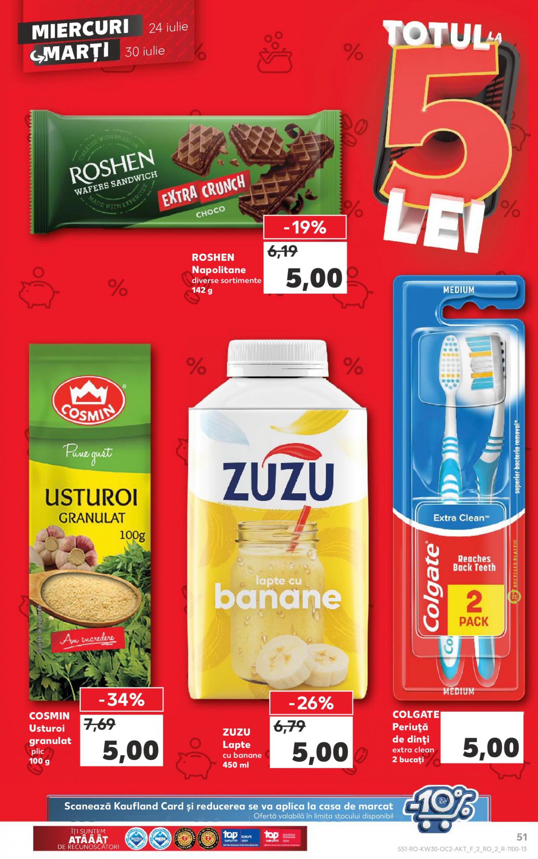 kaufland - Catalog nou Kaufland 24.07. - 30.07. - page: 51