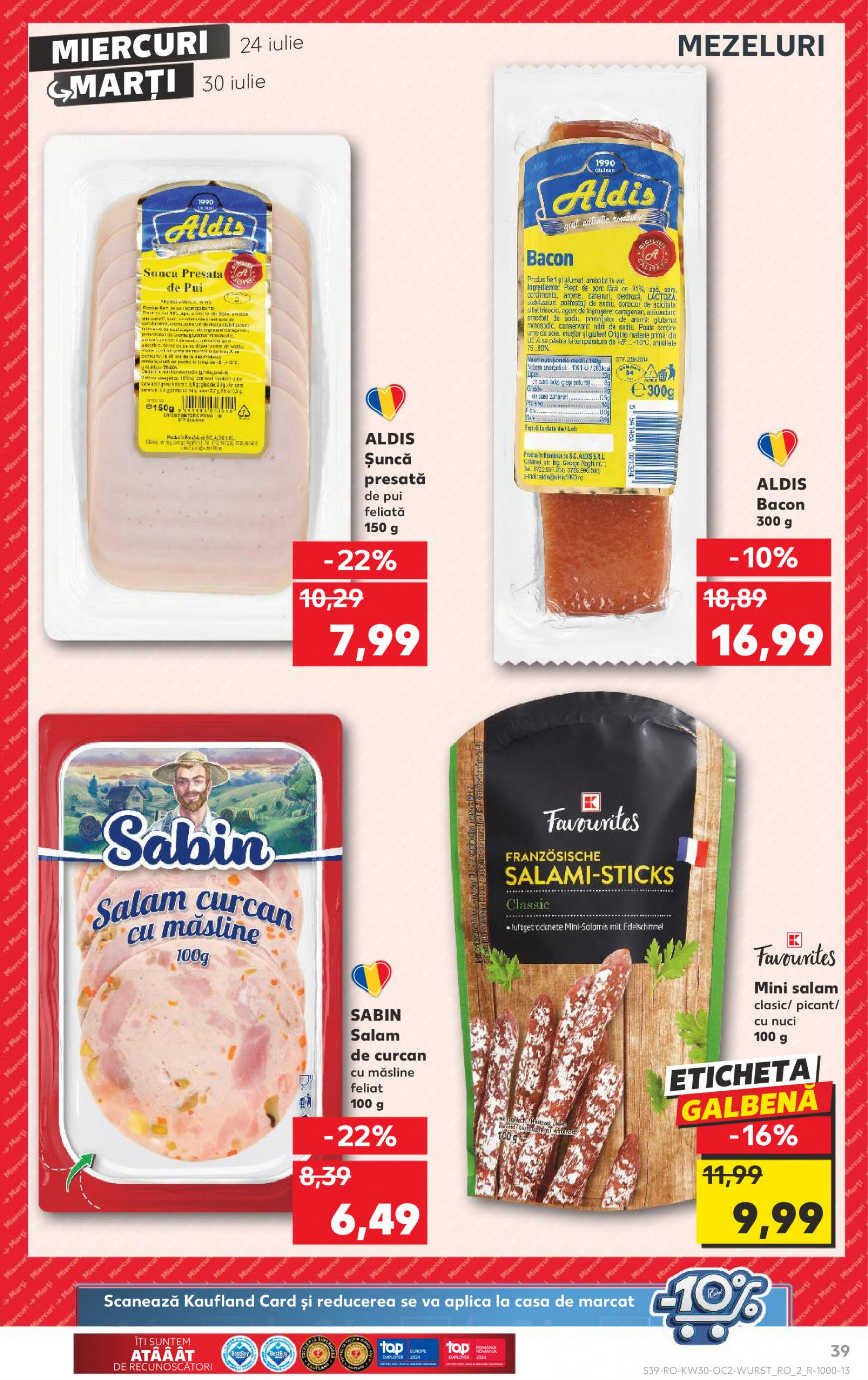 kaufland - Catalog nou Kaufland 24.07. - 30.07. - page: 39