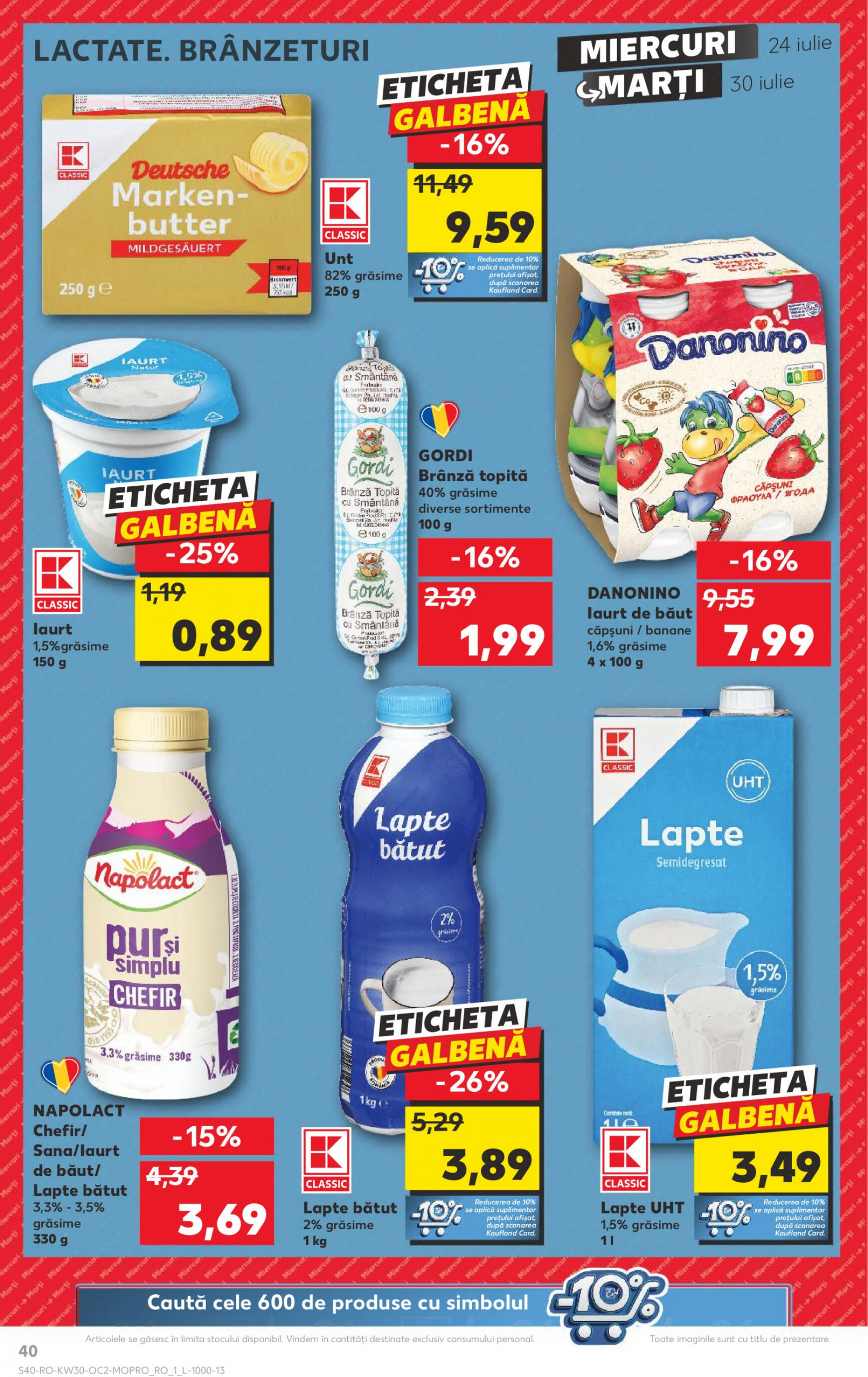 kaufland - Catalog nou Kaufland 24.07. - 30.07. - page: 40