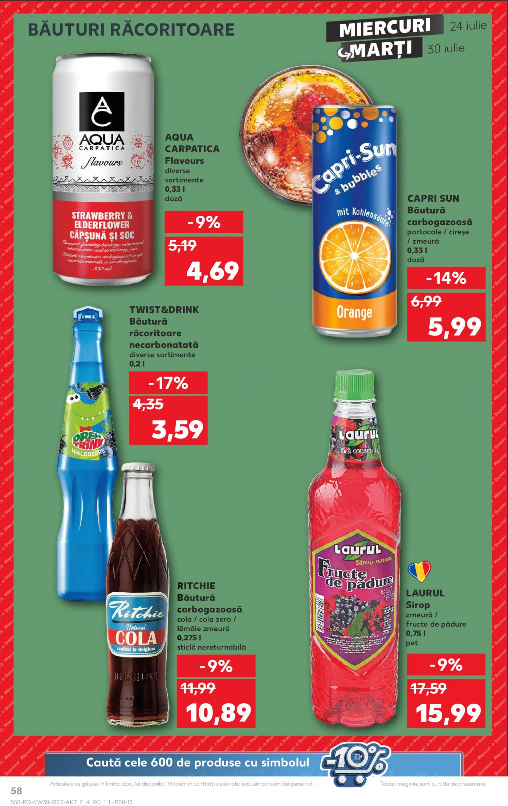 kaufland - Catalog nou Kaufland 24.07. - 30.07. - page: 58