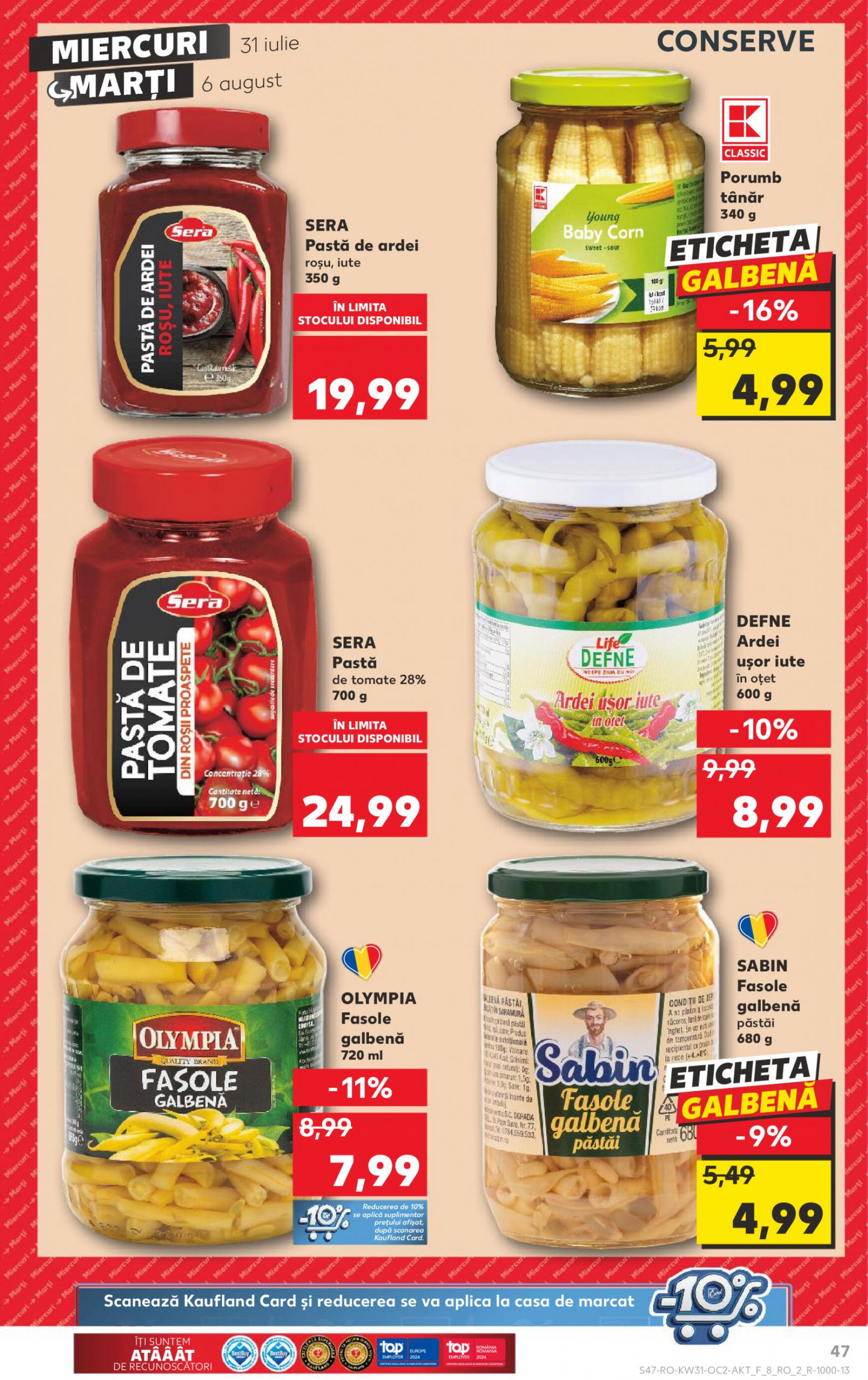 kaufland - Catalog nou Kaufland 31.07. - 06.08. - page: 47