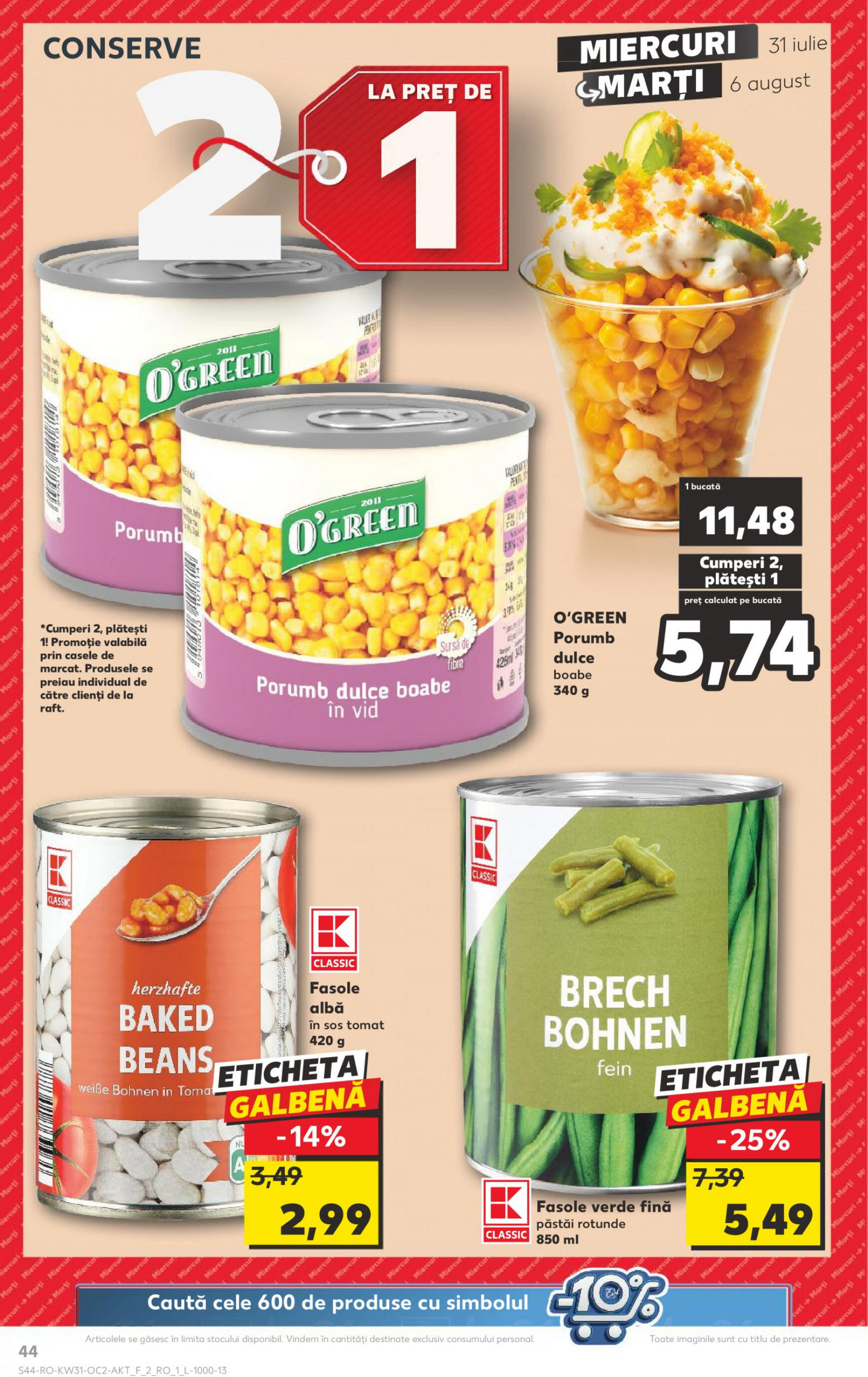 kaufland - Catalog nou Kaufland 31.07. - 06.08. - page: 44