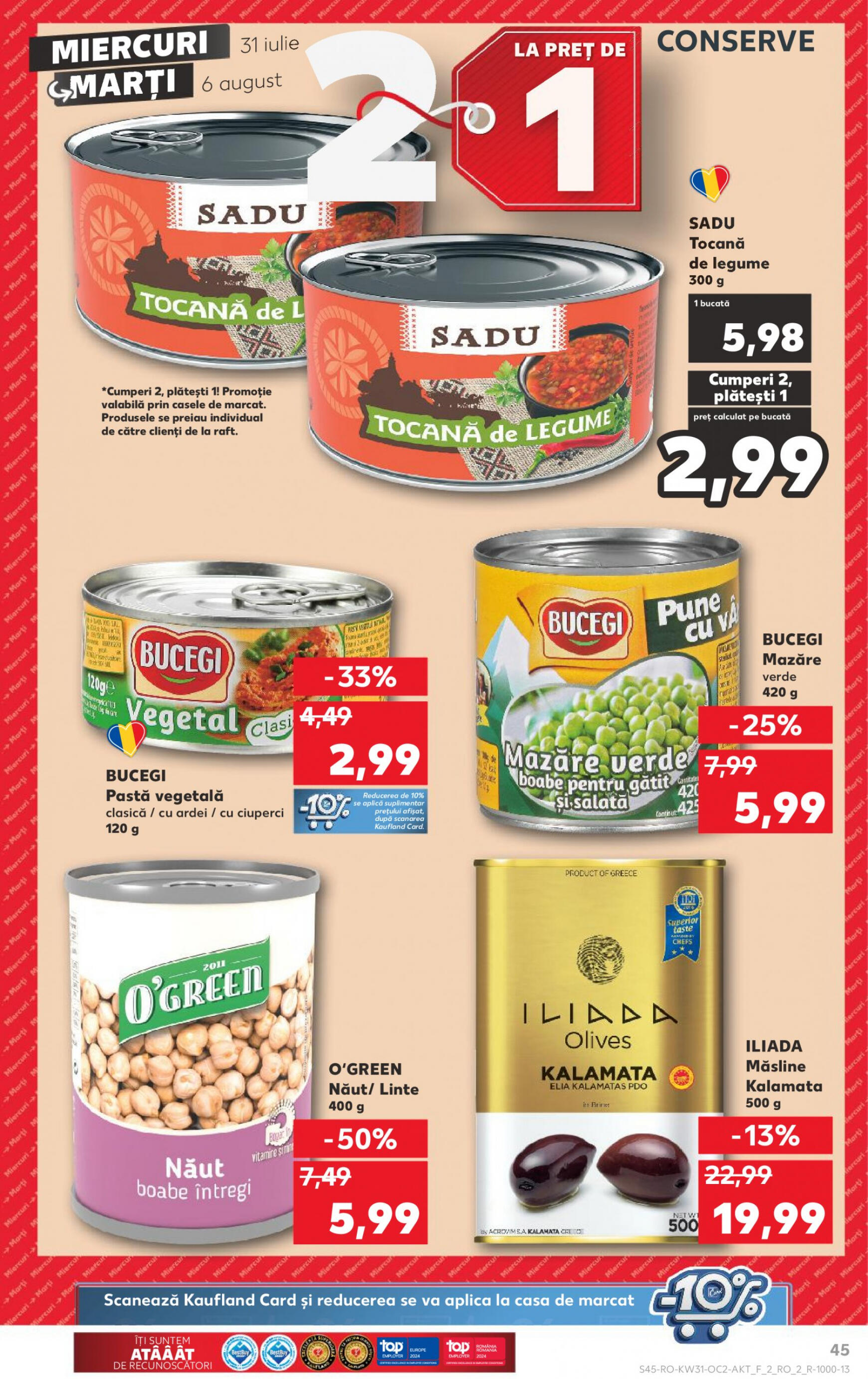 kaufland - Catalog nou Kaufland 31.07. - 06.08. - page: 45