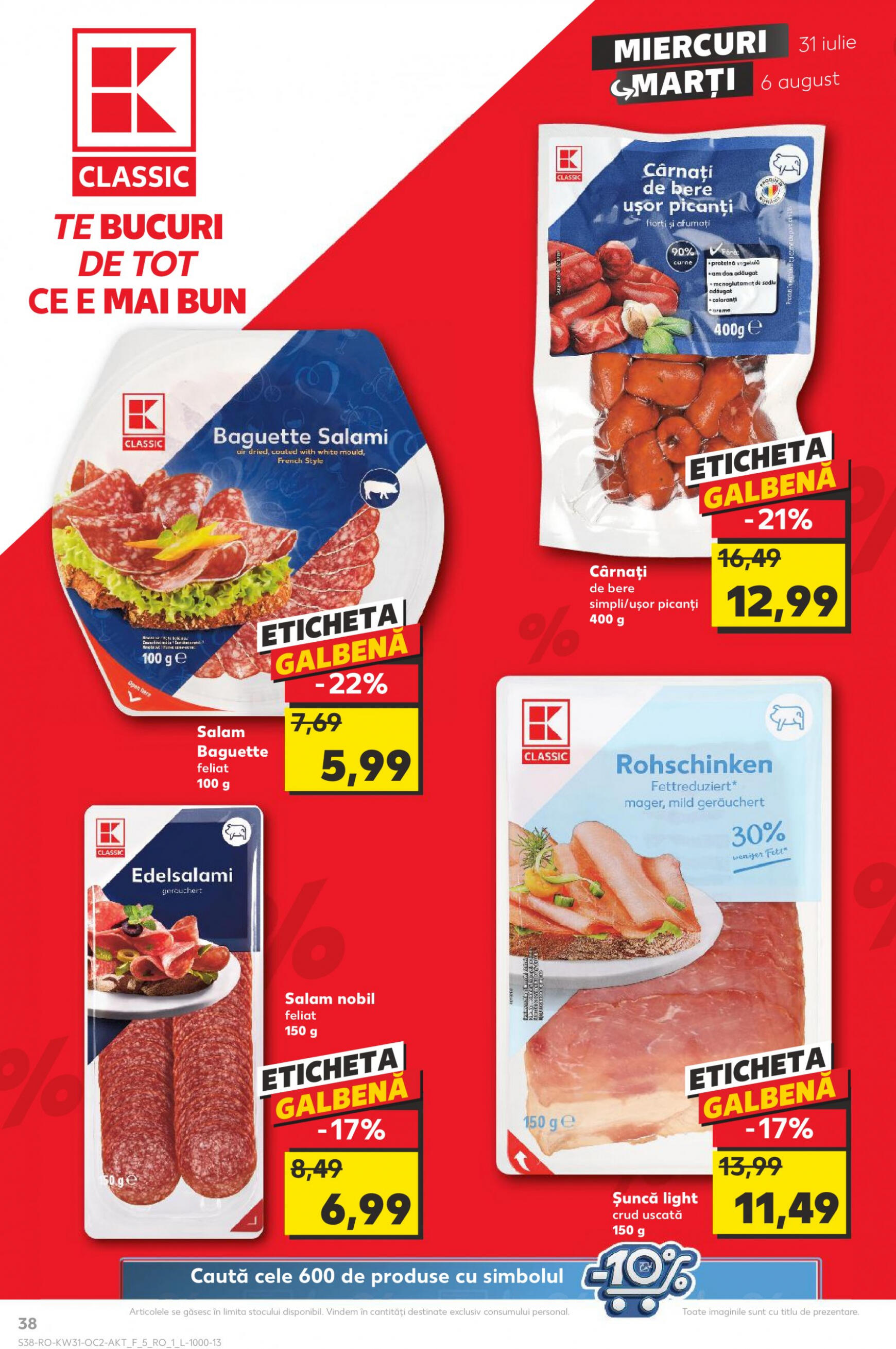 kaufland - Catalog nou Kaufland 31.07. - 06.08. - page: 38