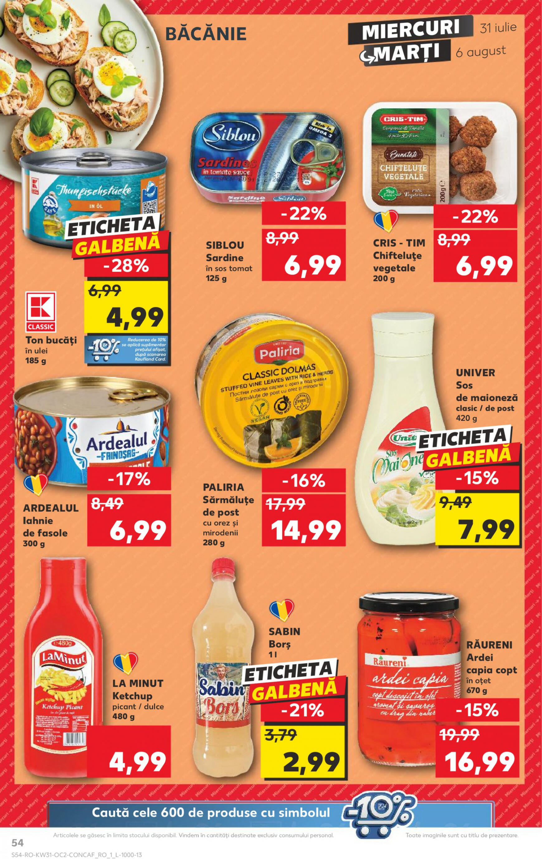 kaufland - Catalog nou Kaufland 31.07. - 06.08. - page: 54