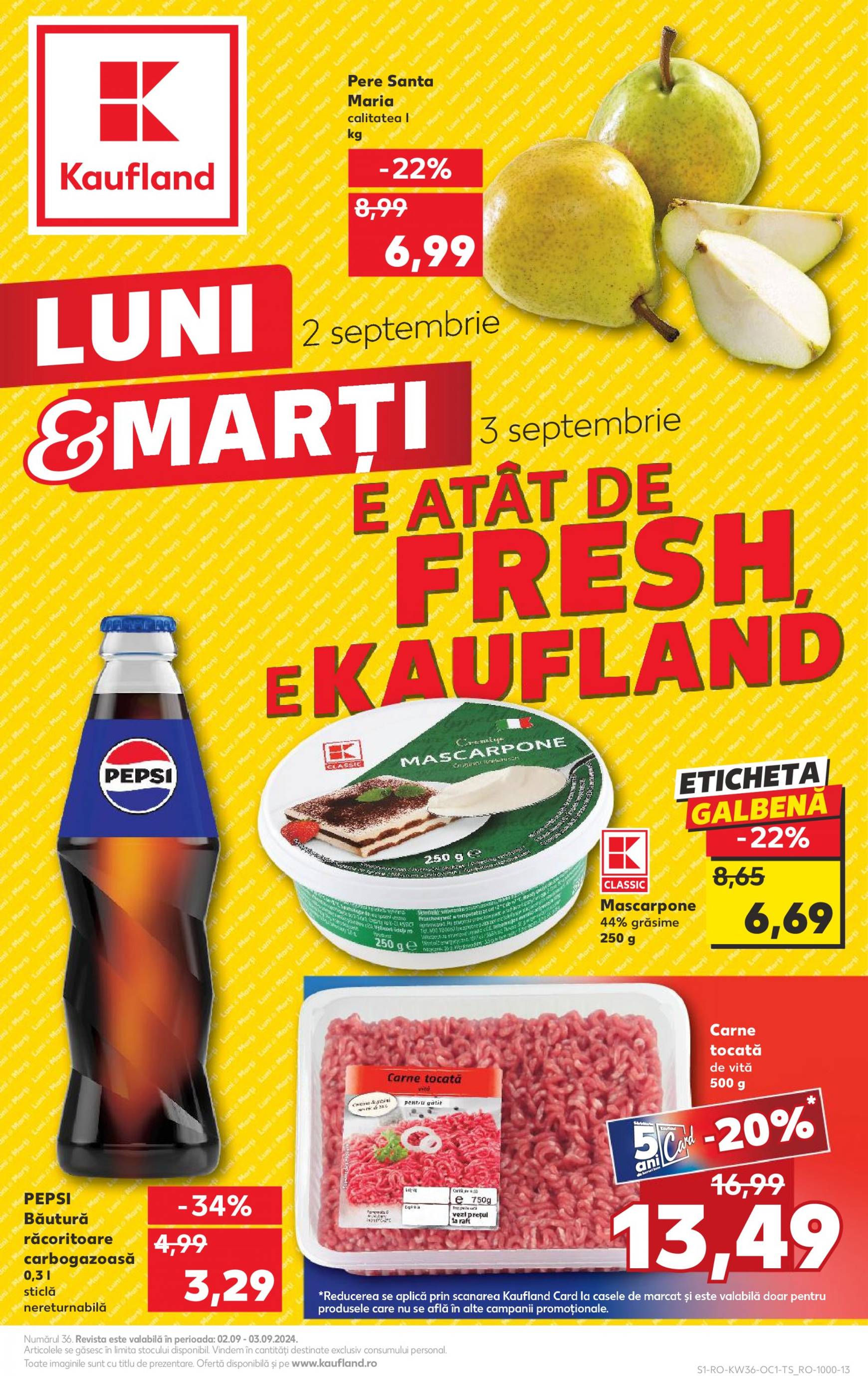 kaufland - Catalog nou Kaufland 02.09. - 03.09.