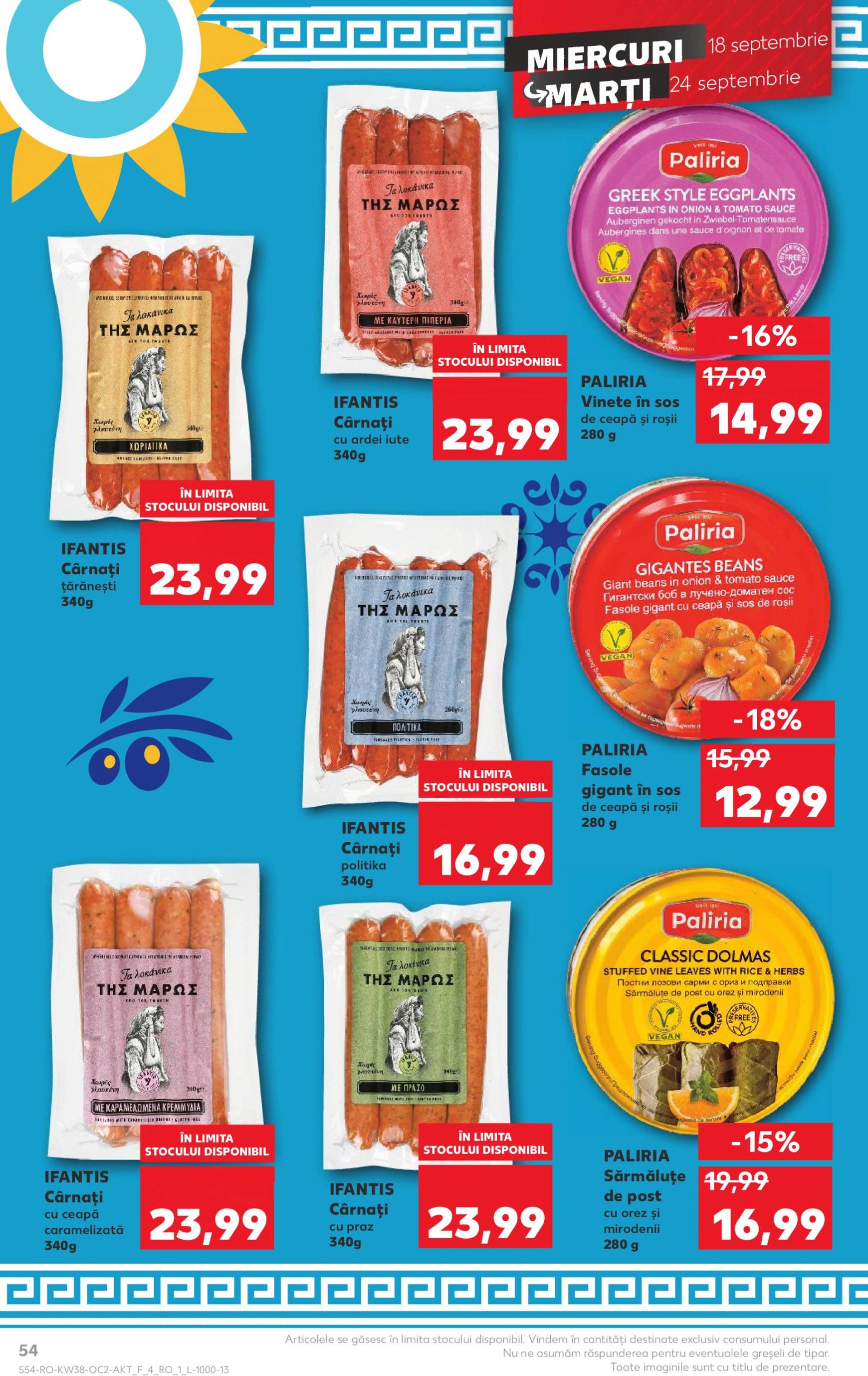 kaufland - Catalog nou Kaufland 18.09. - 24.09. - page: 54