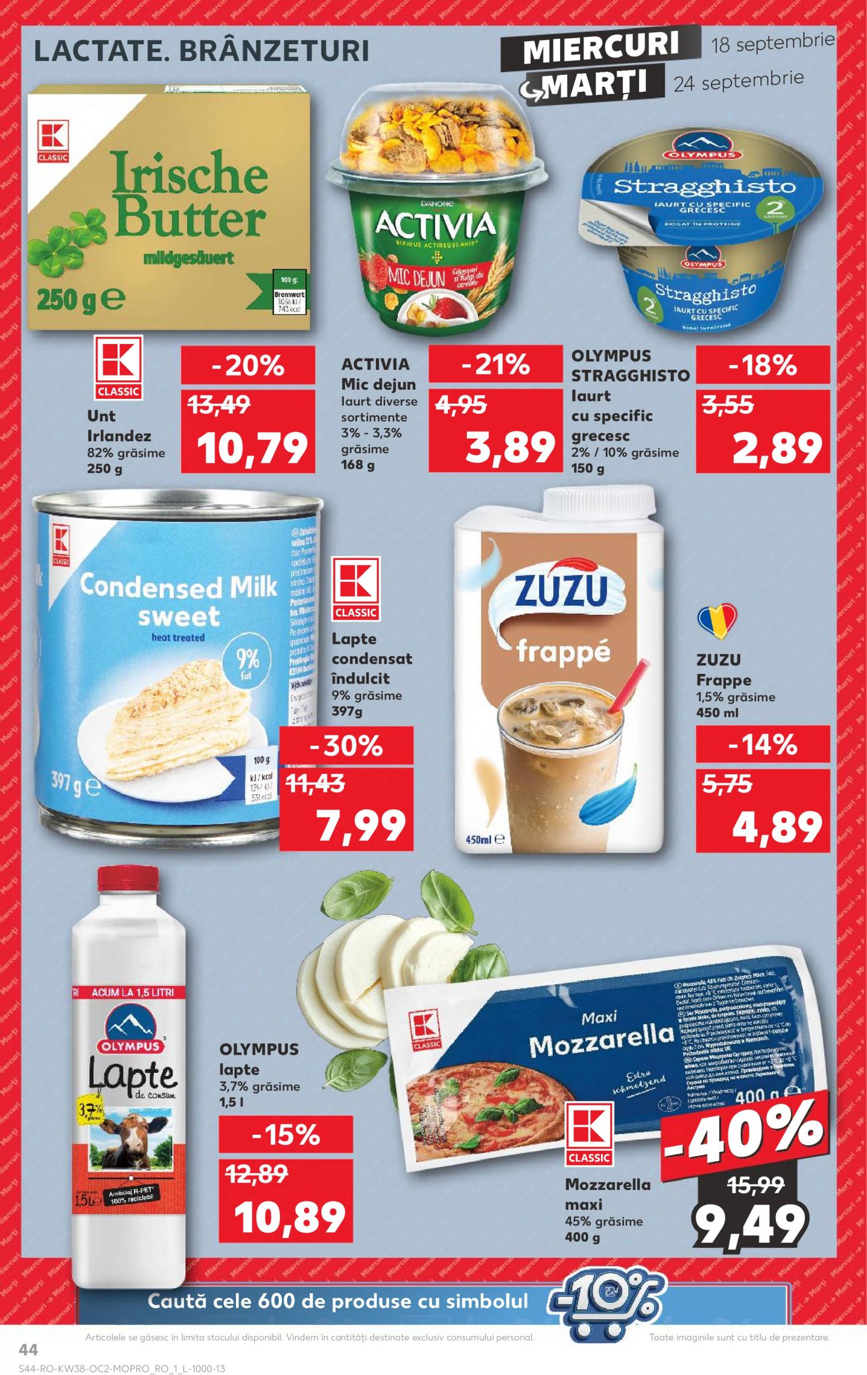 kaufland - Catalog nou Kaufland 18.09. - 24.09. - page: 44