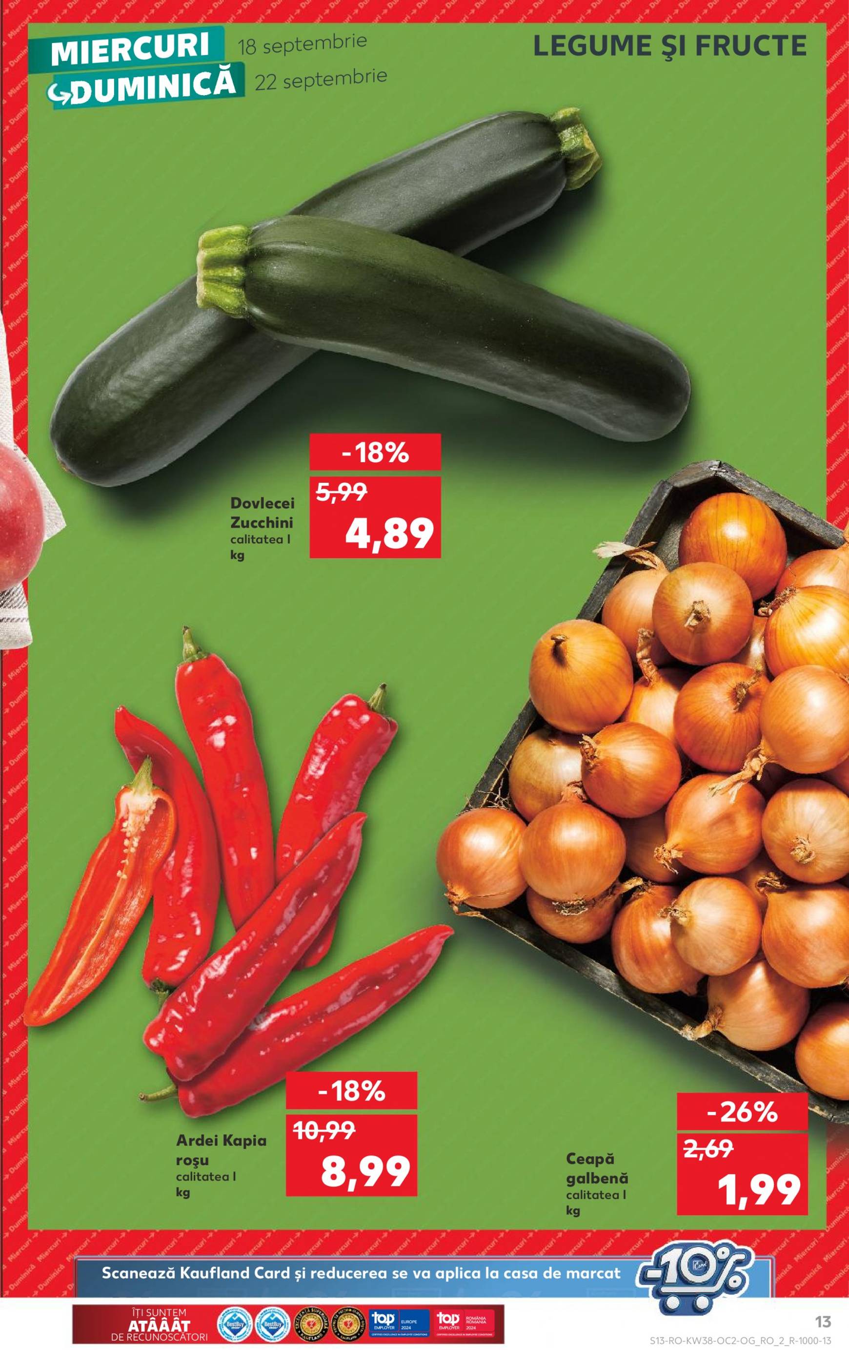 kaufland - Catalog nou Kaufland 18.09. - 24.09. - page: 13