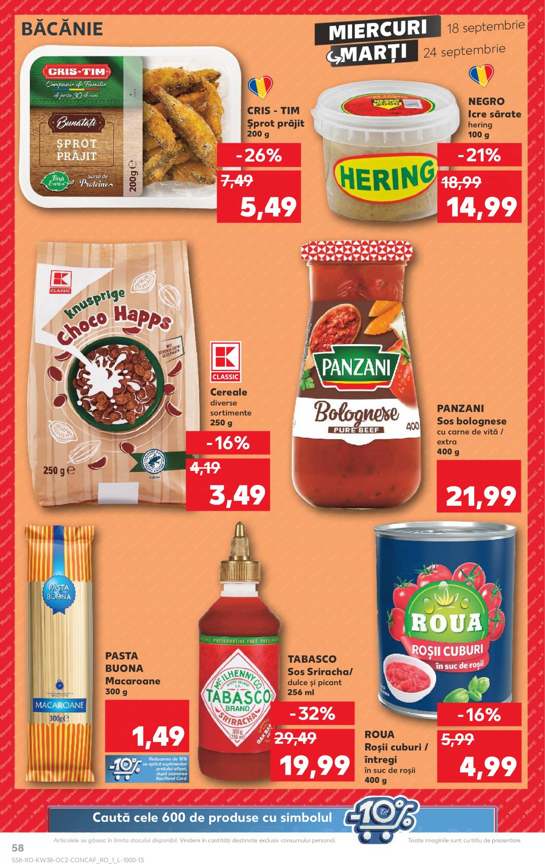 kaufland - Catalog nou Kaufland 18.09. - 24.09. - page: 58