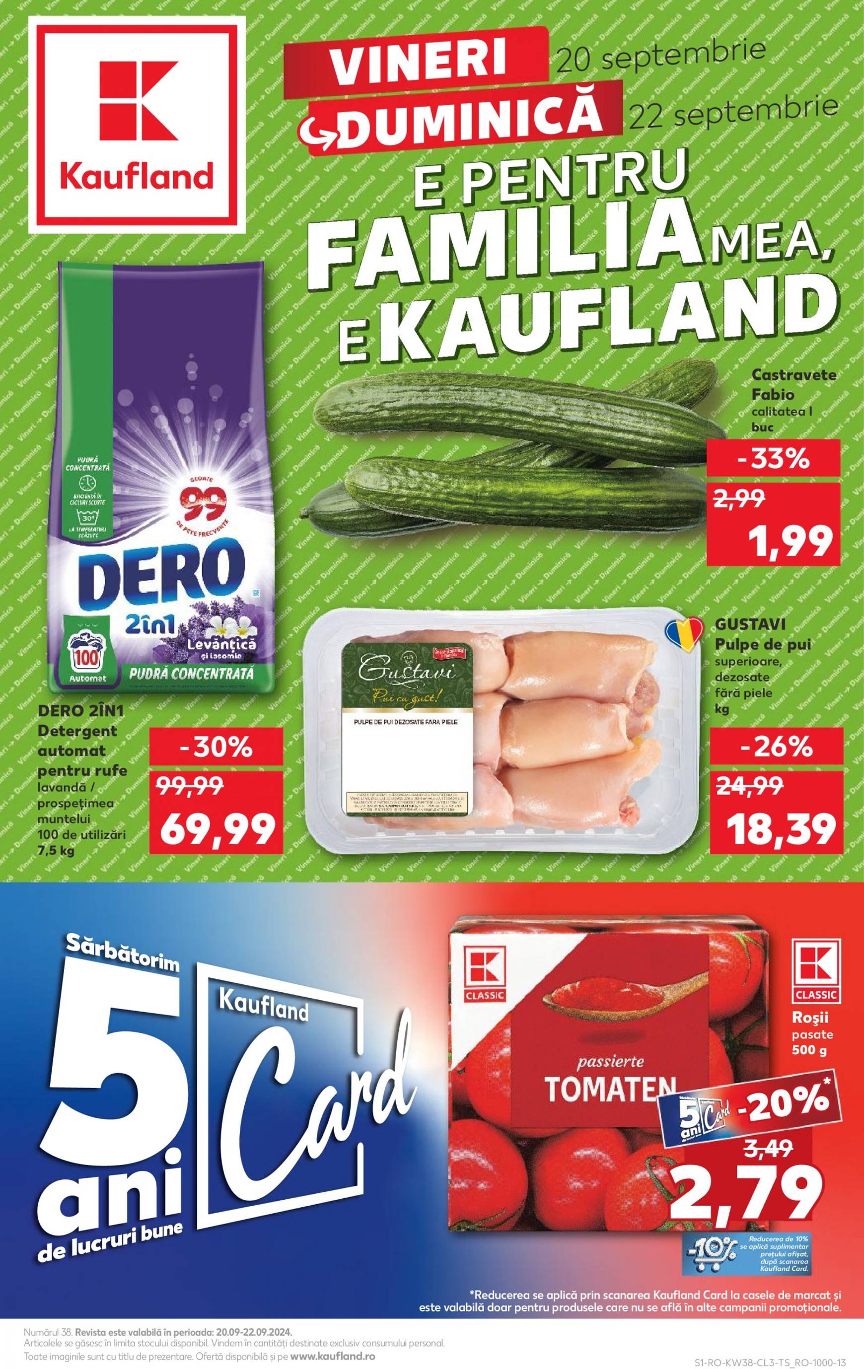 kaufland - Catalog nou Kaufland 20.09. - 22.09. - page: 1