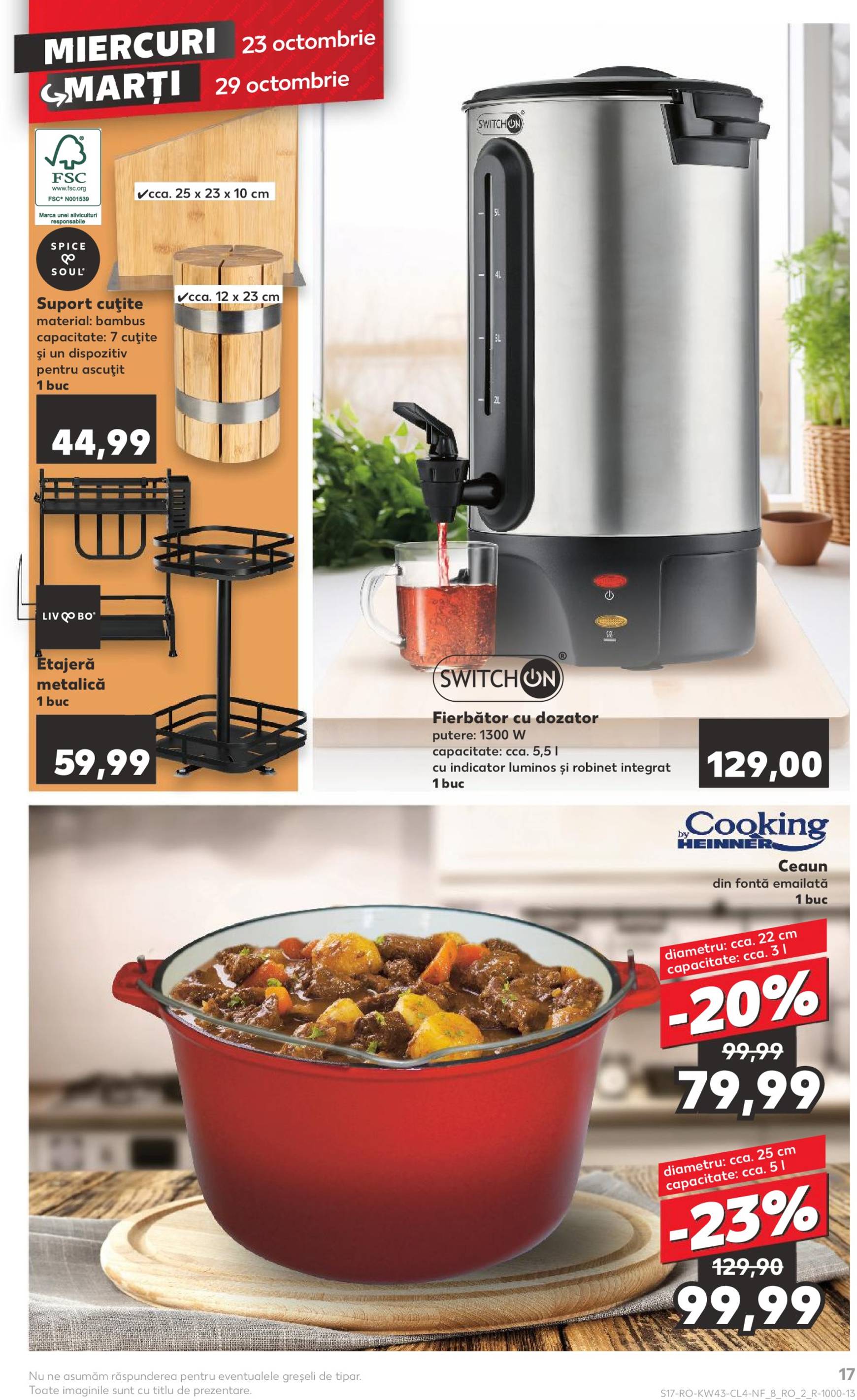 kaufland - Catalog Kaufland valabil din 23.10. - 29.10. - page: 17