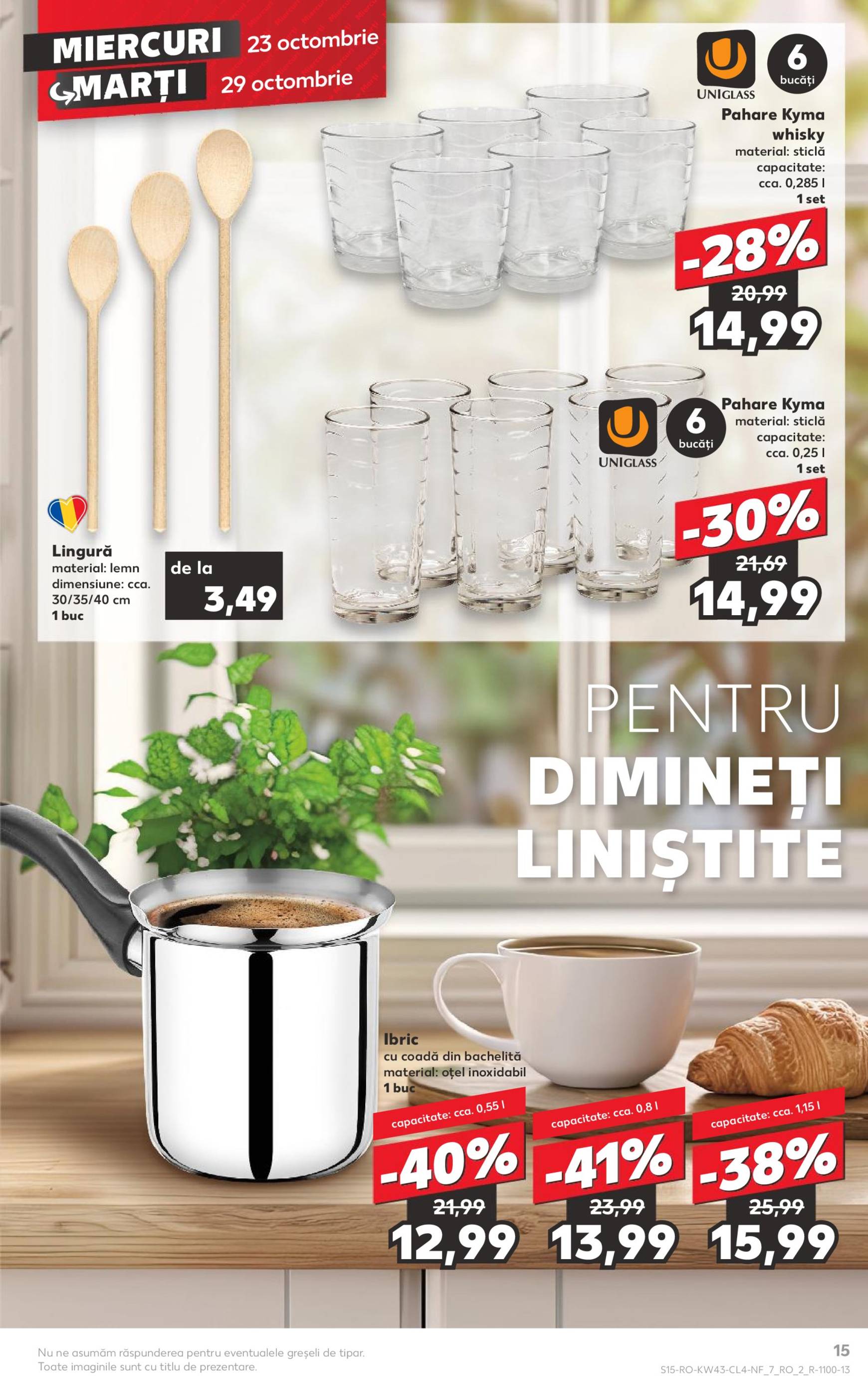 kaufland - Catalog Kaufland valabil din 23.10. - 29.10. - page: 15