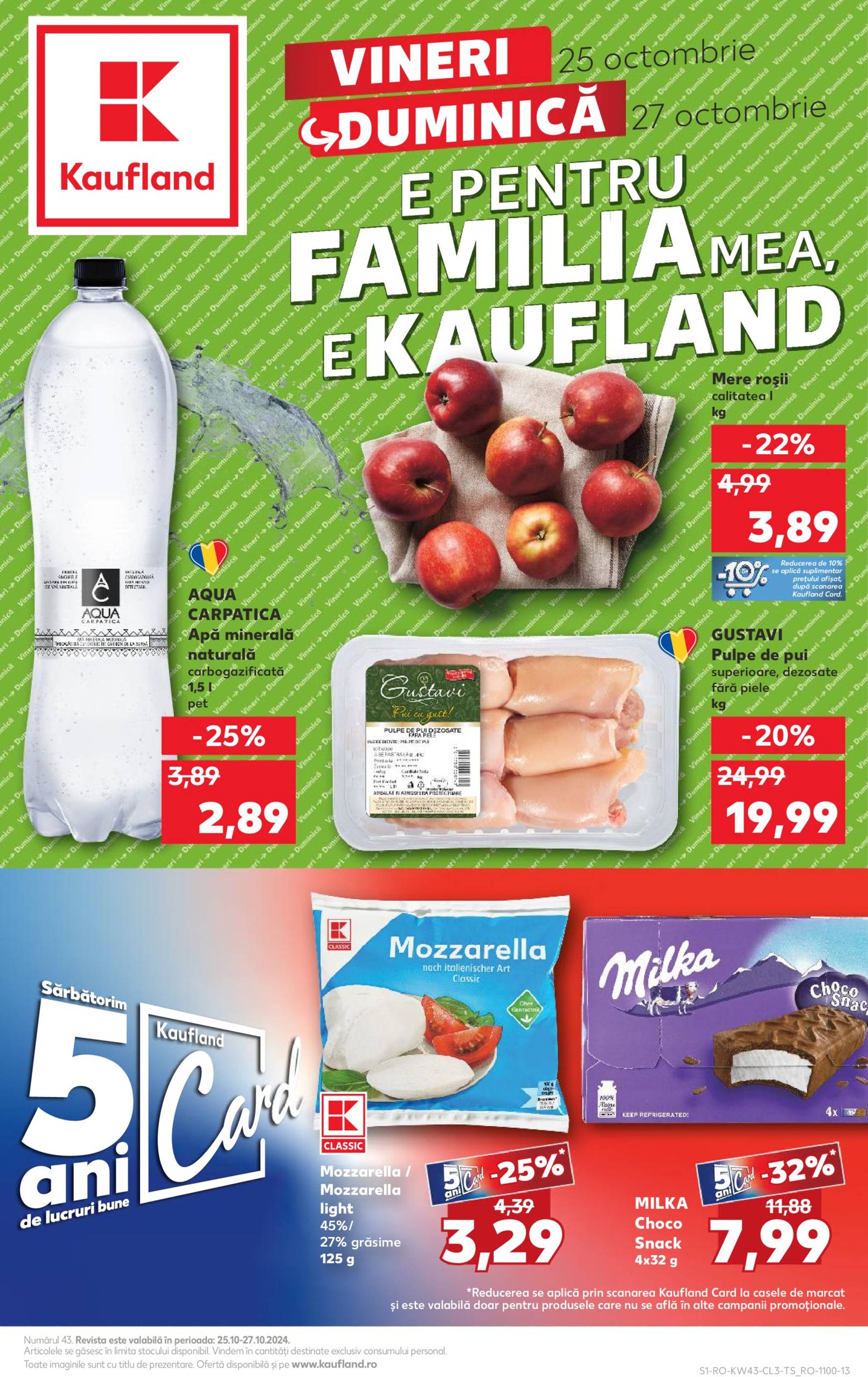 kaufland - Catalog Kaufland valabil din 25.10. - 27.10. - page: 1