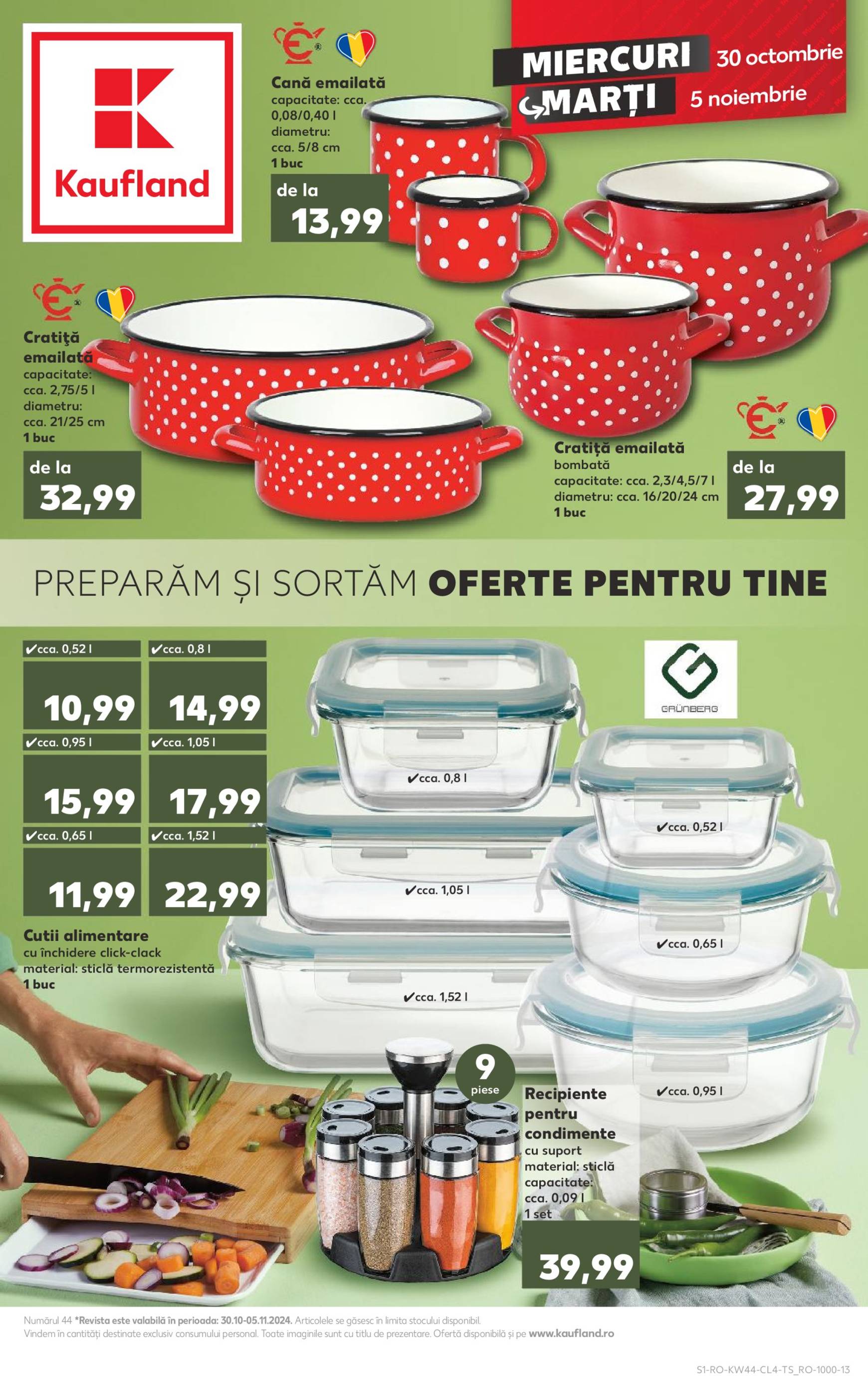 kaufland - Catalog Kaufland valabil din 30.10. - 05.11. - page: 1